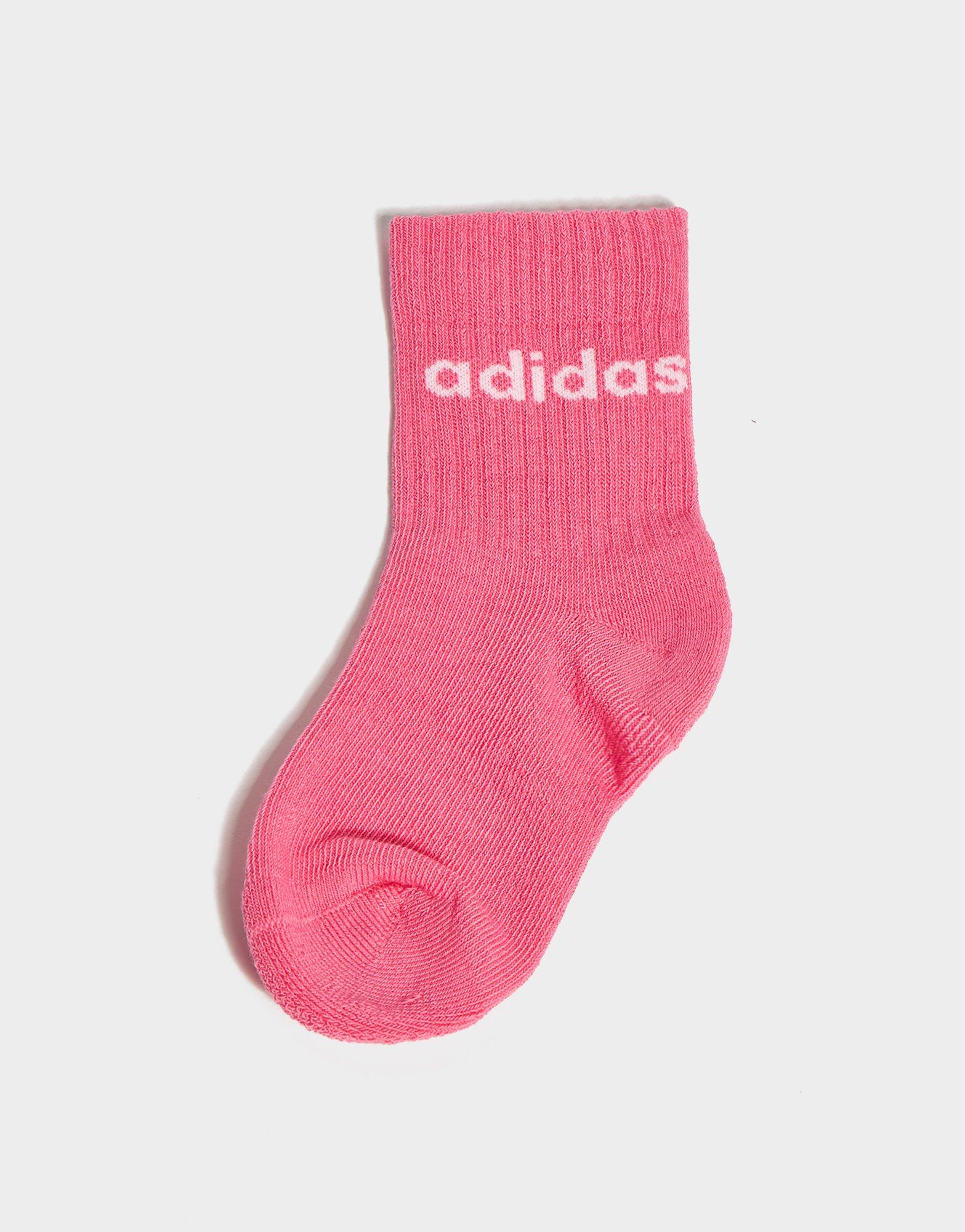 adidas Linear Crew Socks 3 Pack Infant's