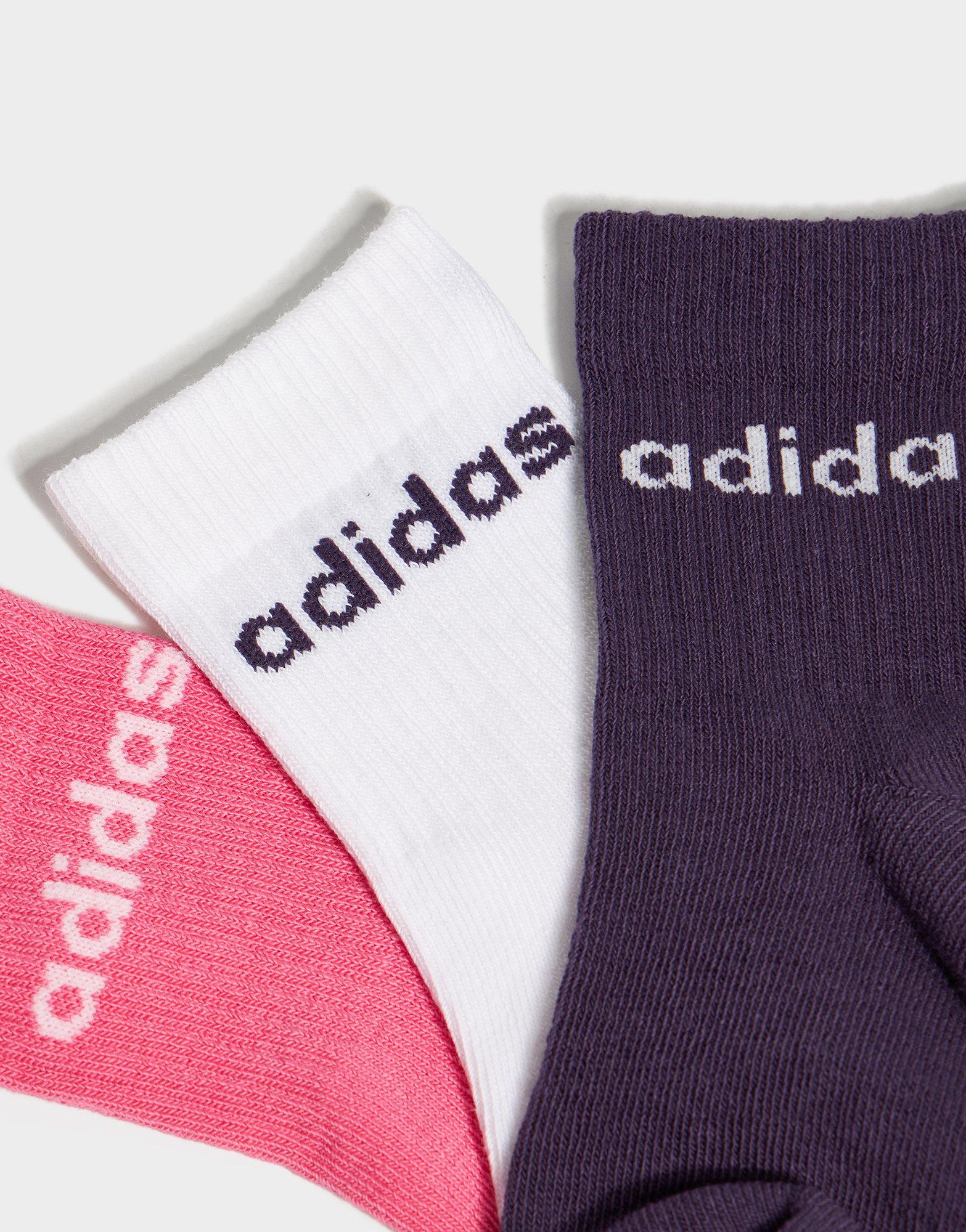 adidas Linear Crew Socks 3 Pack Infant's