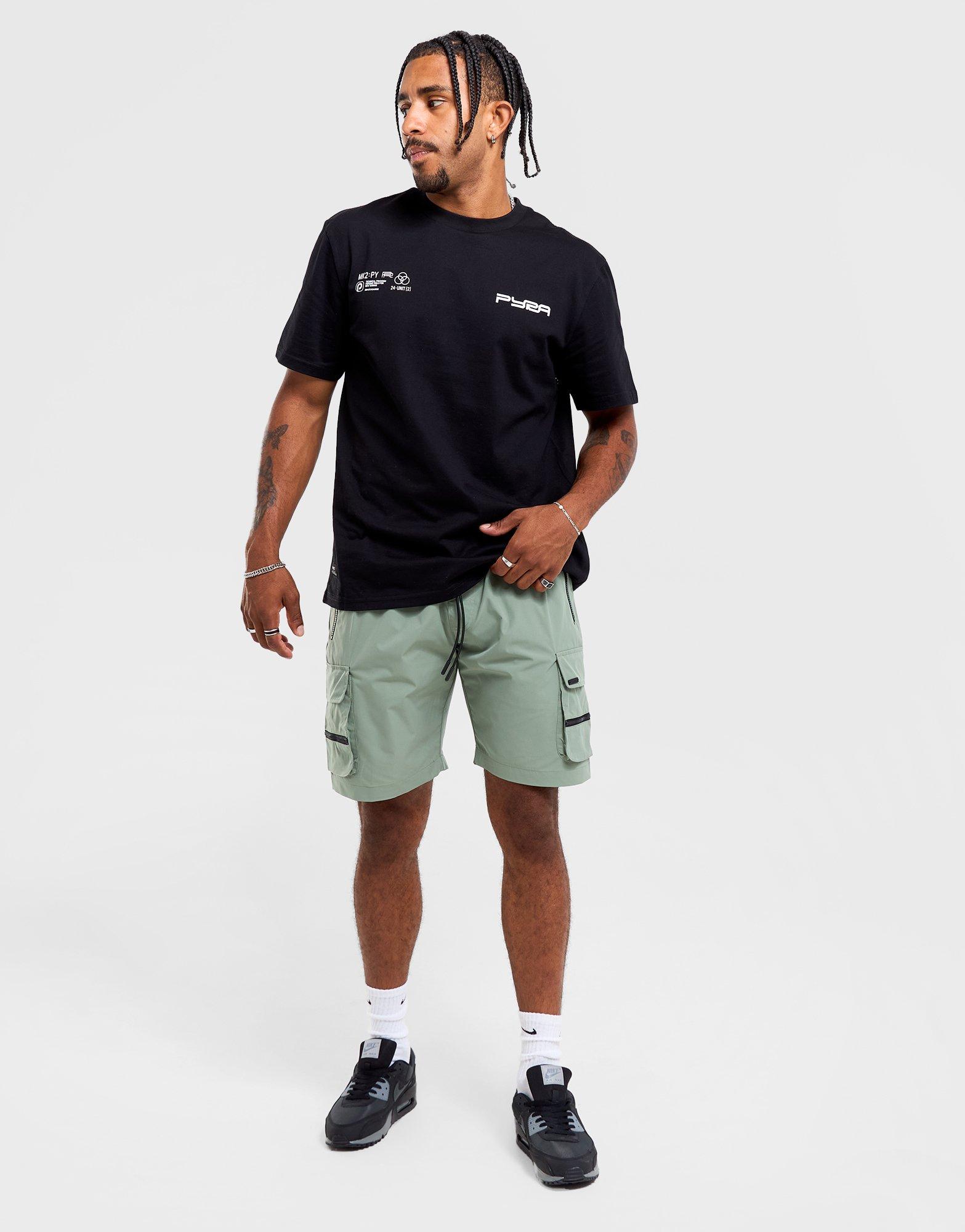 Pyra Nero Cargo Shorts