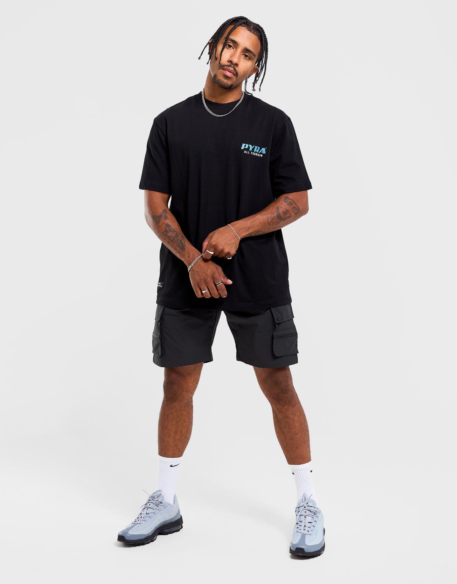 Pyra Nero Cargo Shorts