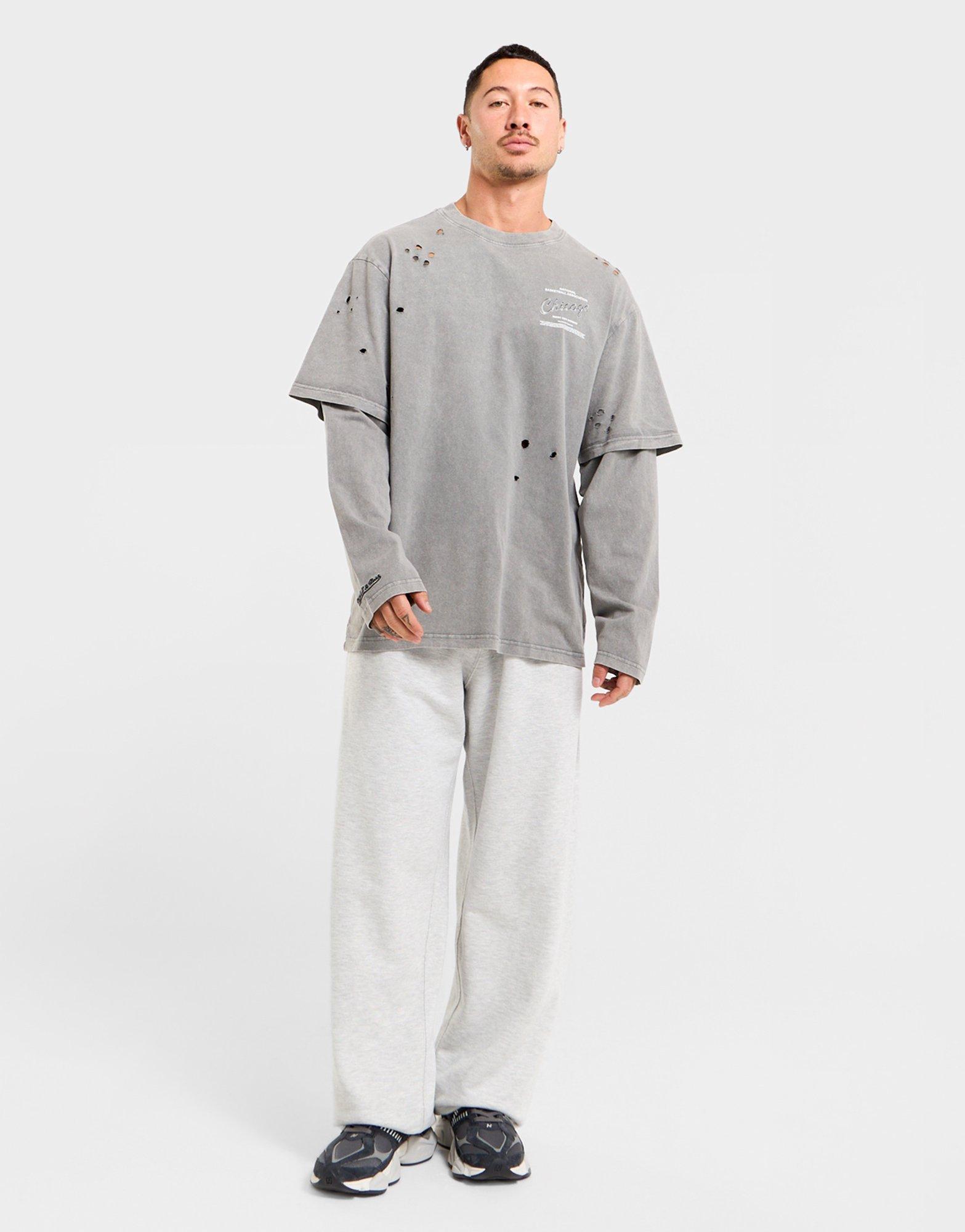 Mitchell & Ness Chicago Bulls Long Sleeve T-Shirt