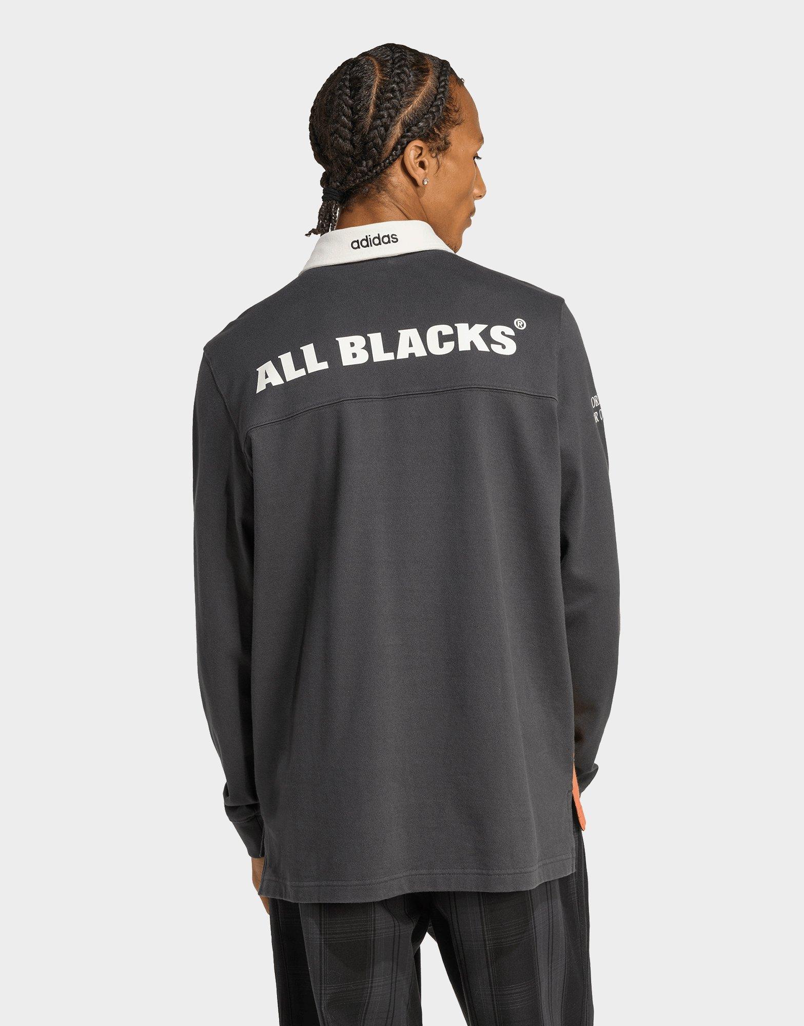 adidas Originals All Blacks Long Sleeve Polo Shirt