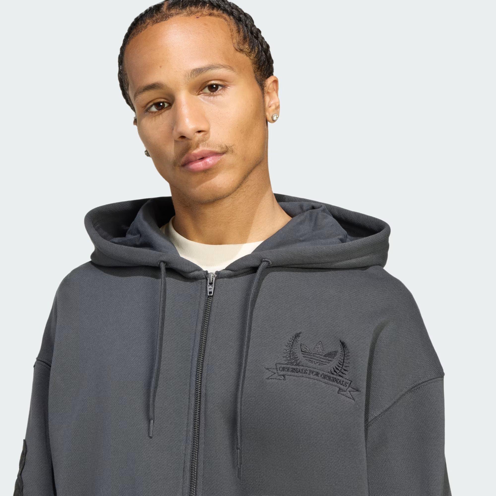adidas Originals All Blacks Full Zip Hoodie