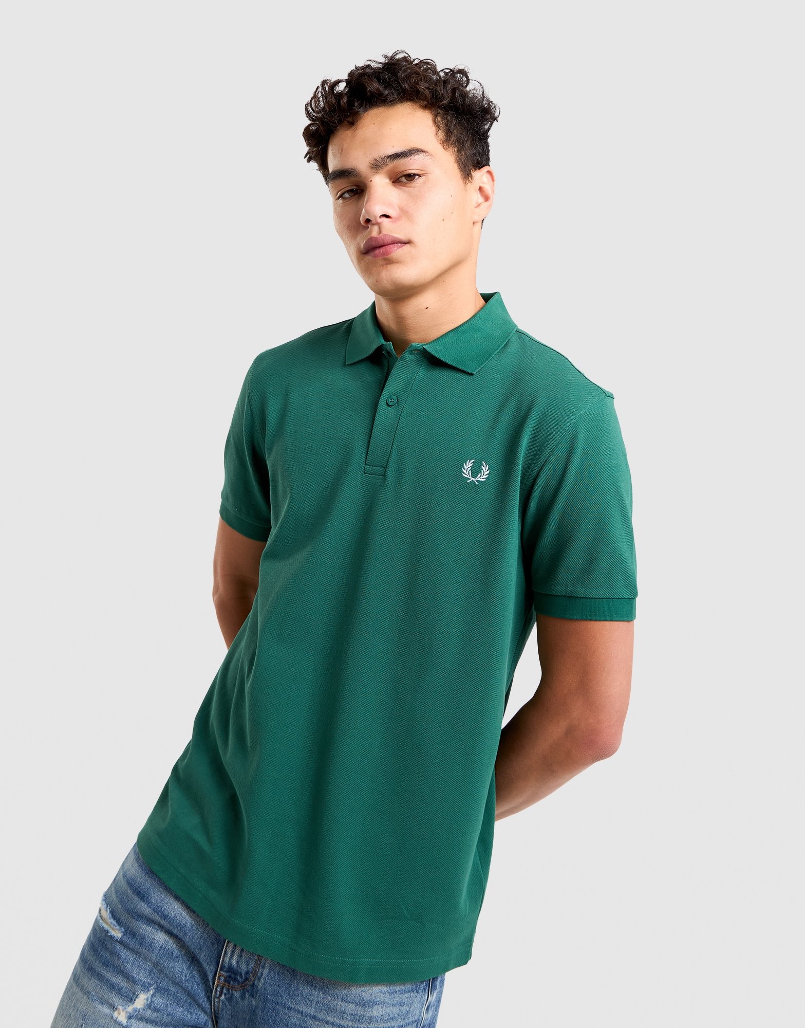 Green Fred Perry Polo Shirt - JD Sports NZ