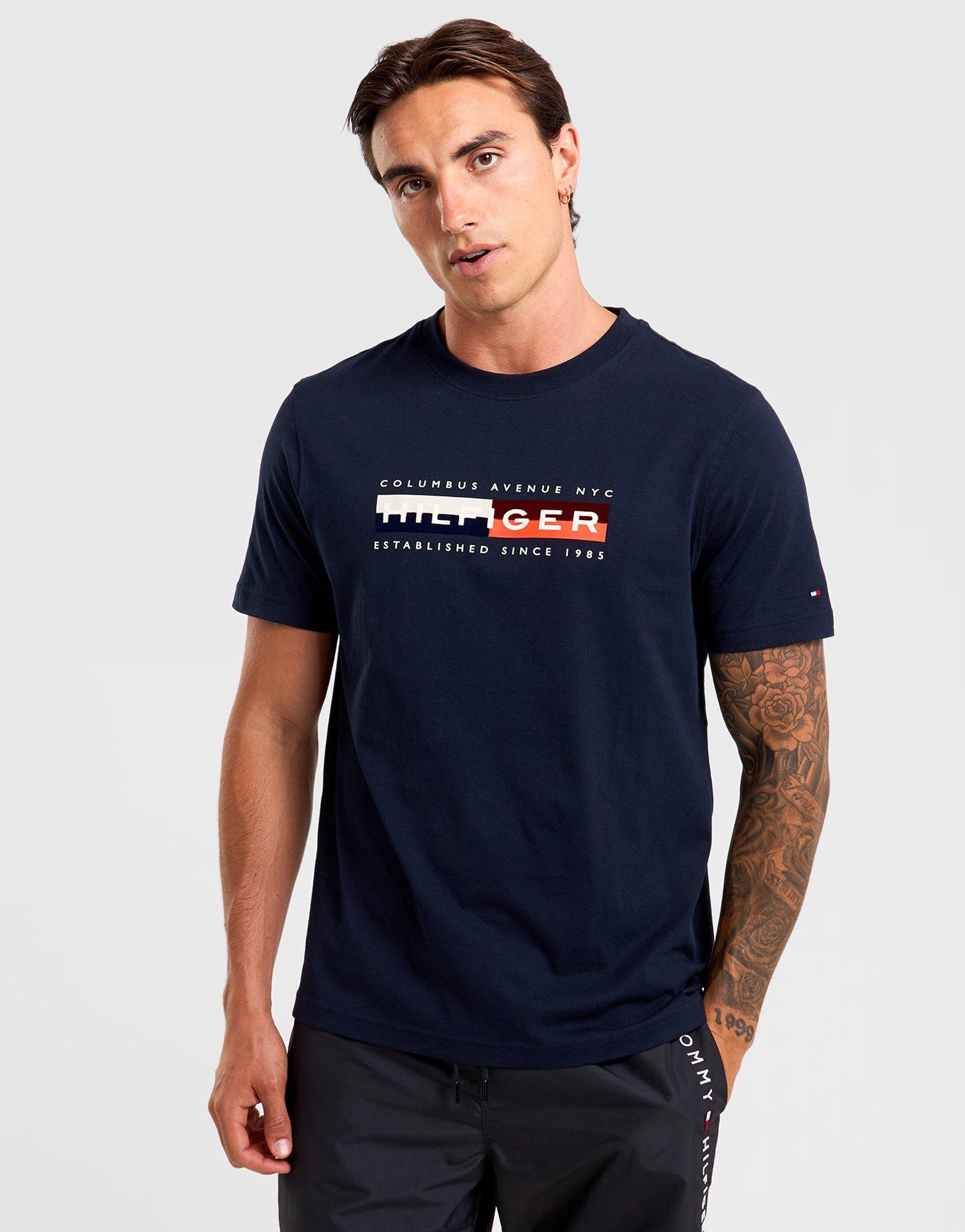 Tommy Hilfiger Quad Box Flock T-Shirt