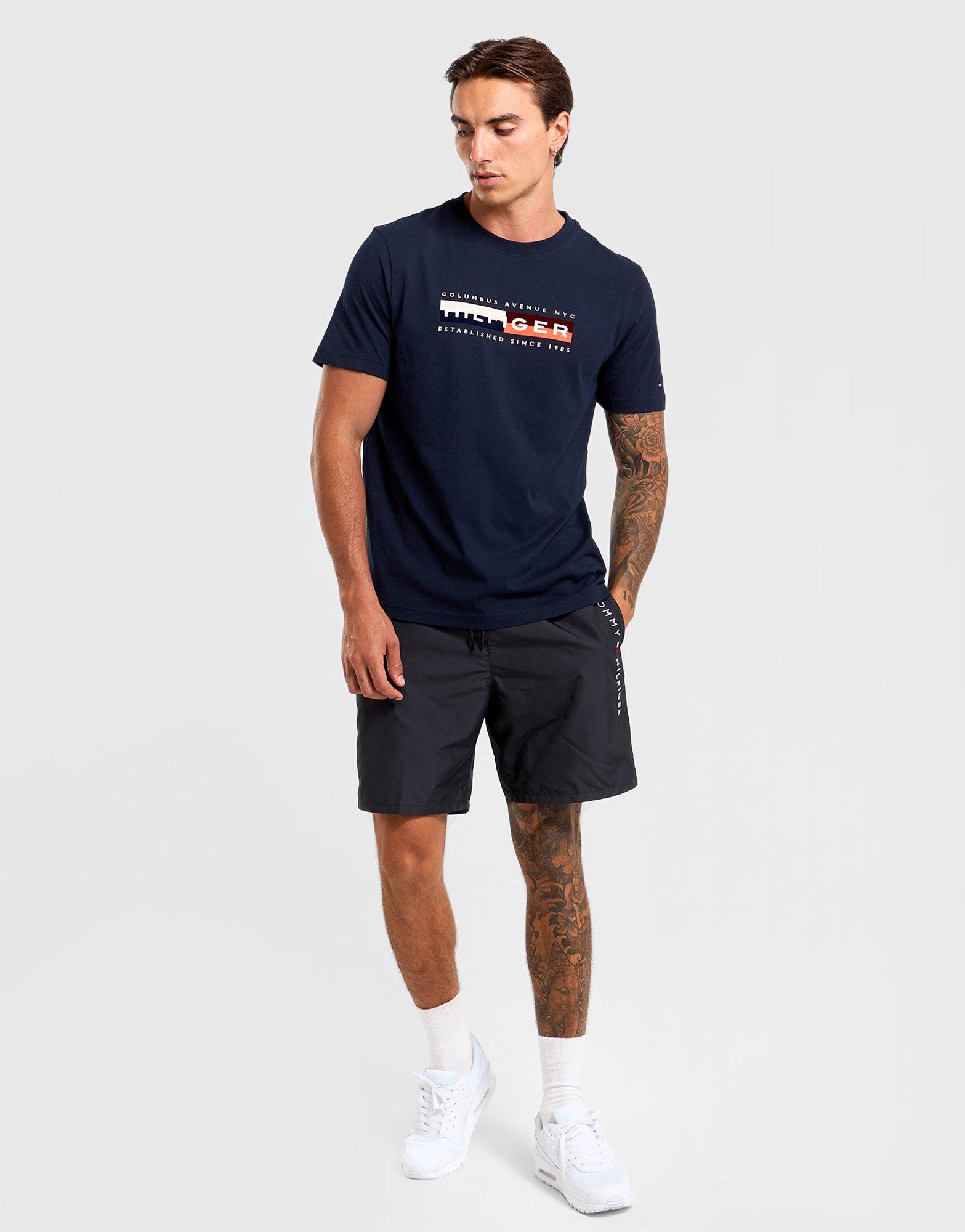 Tommy Hilfiger Quad Box Flock T-Shirt