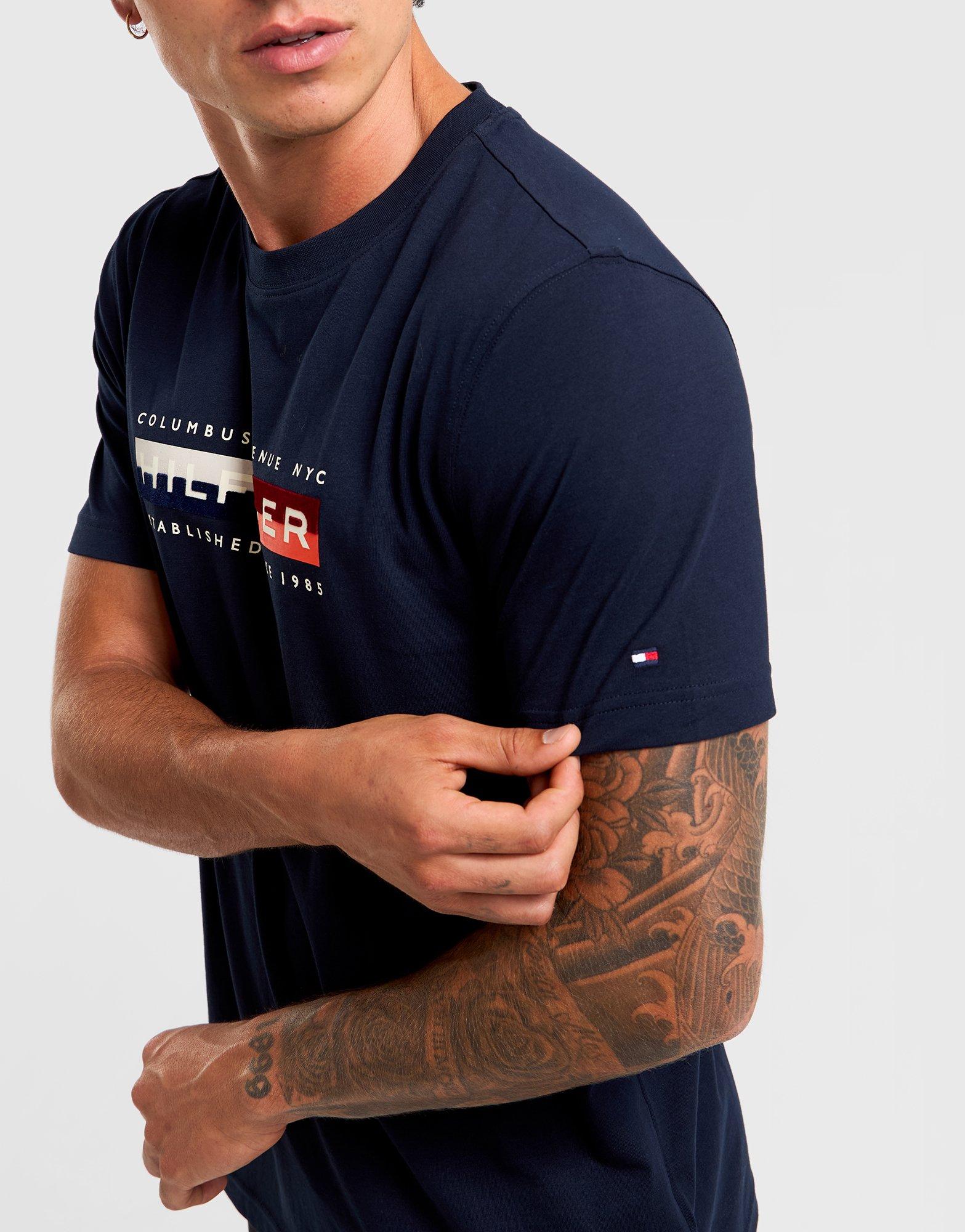 Tommy Hilfiger Quad Box Flock T-Shirt