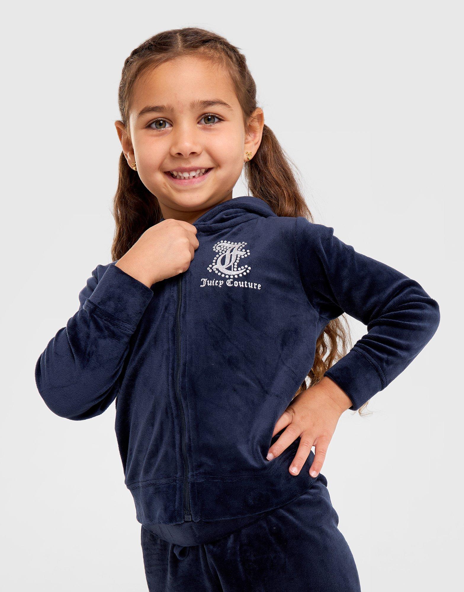 JUICY COUTURE Velour Hoodie Tracksuit Set Infant's