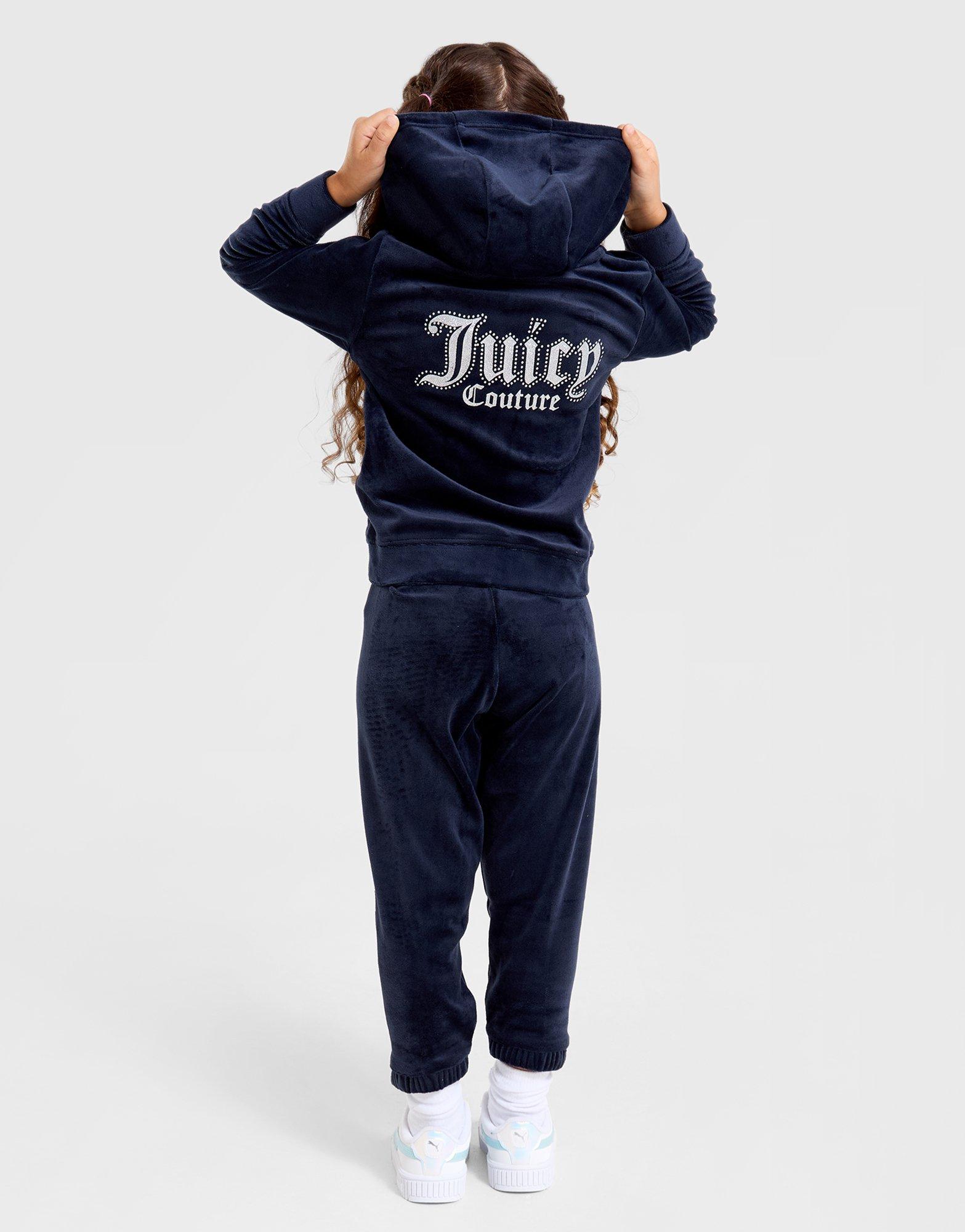 JUICY COUTURE Velour Hoodie Tracksuit Set Infant's