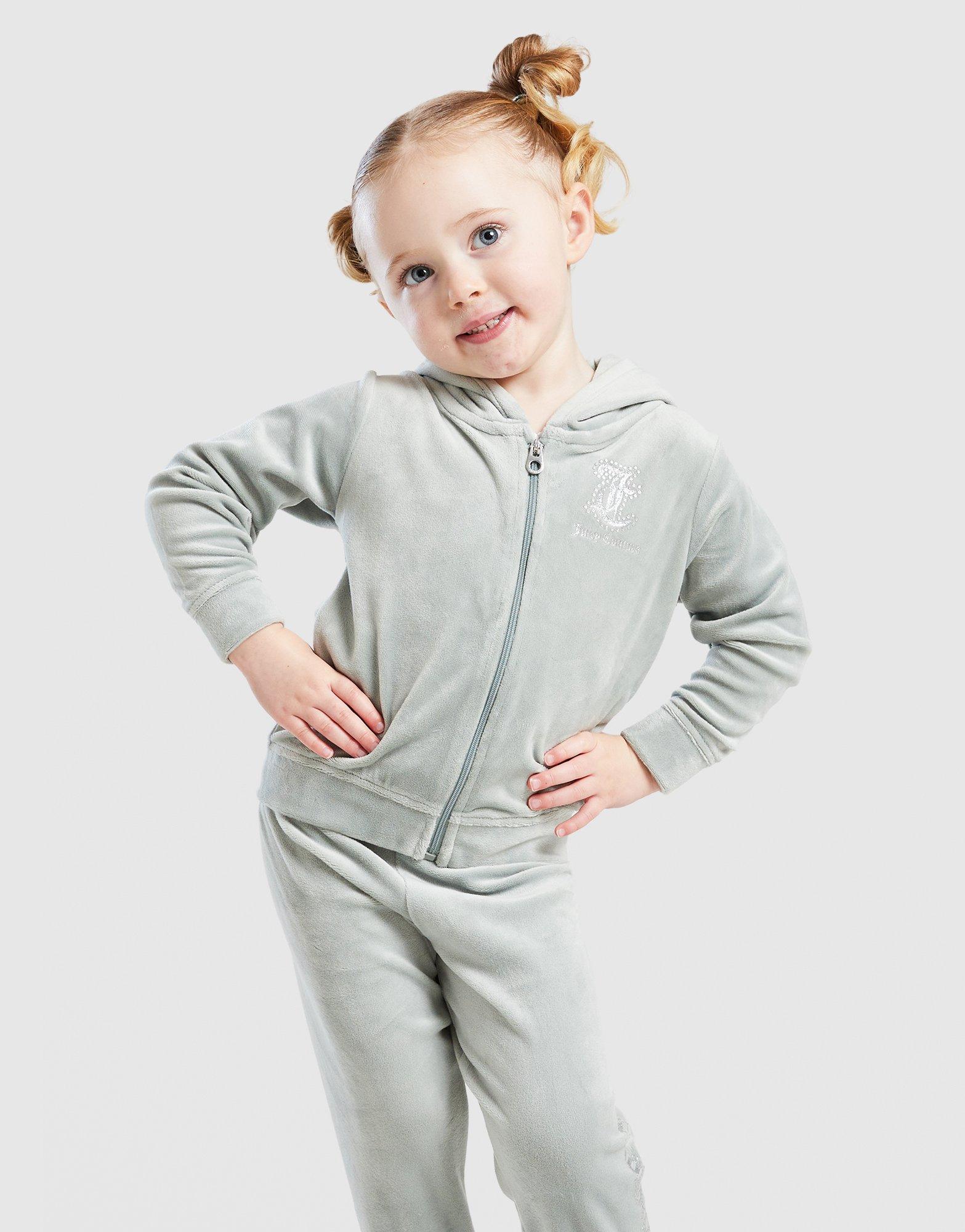 JUICY COUTURE Velour Hoodie Tracksuit Set Infant's