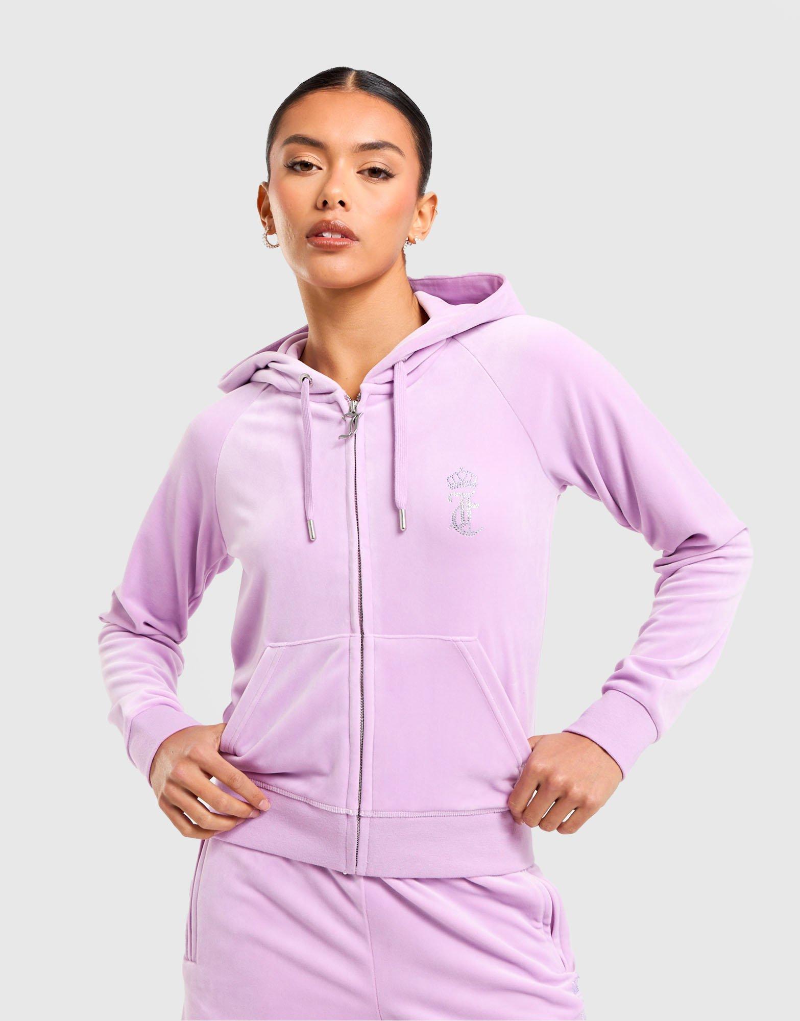 JUICY COUTURE Velour Full Zip Hoodie