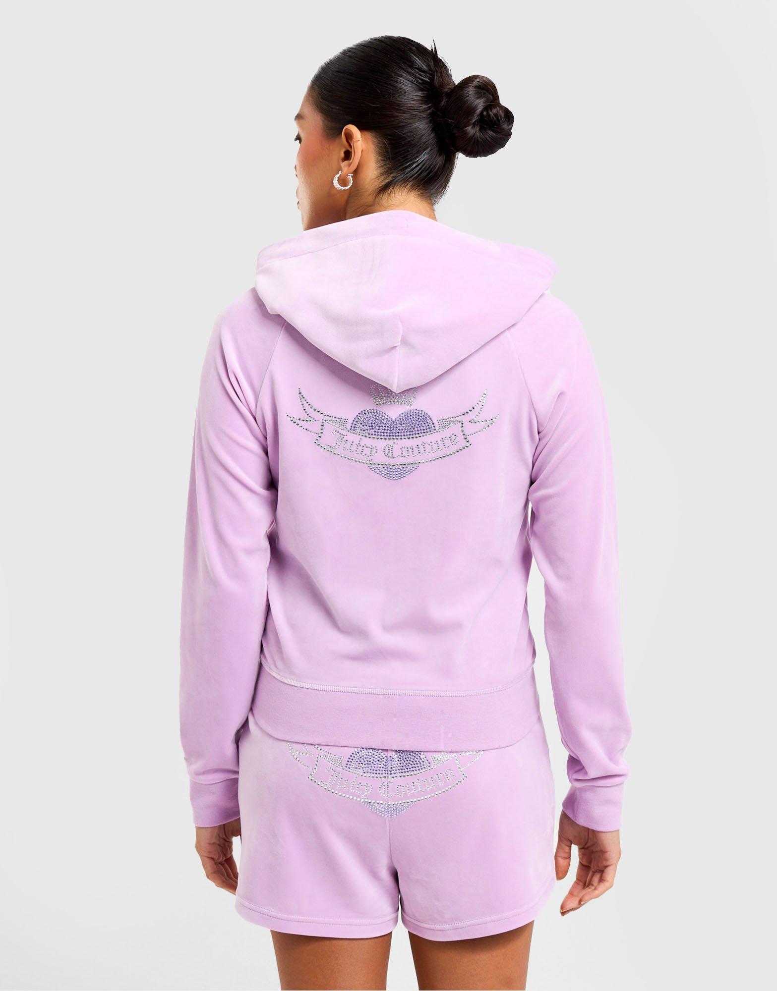 JUICY COUTURE Velour Full Zip Hoodie