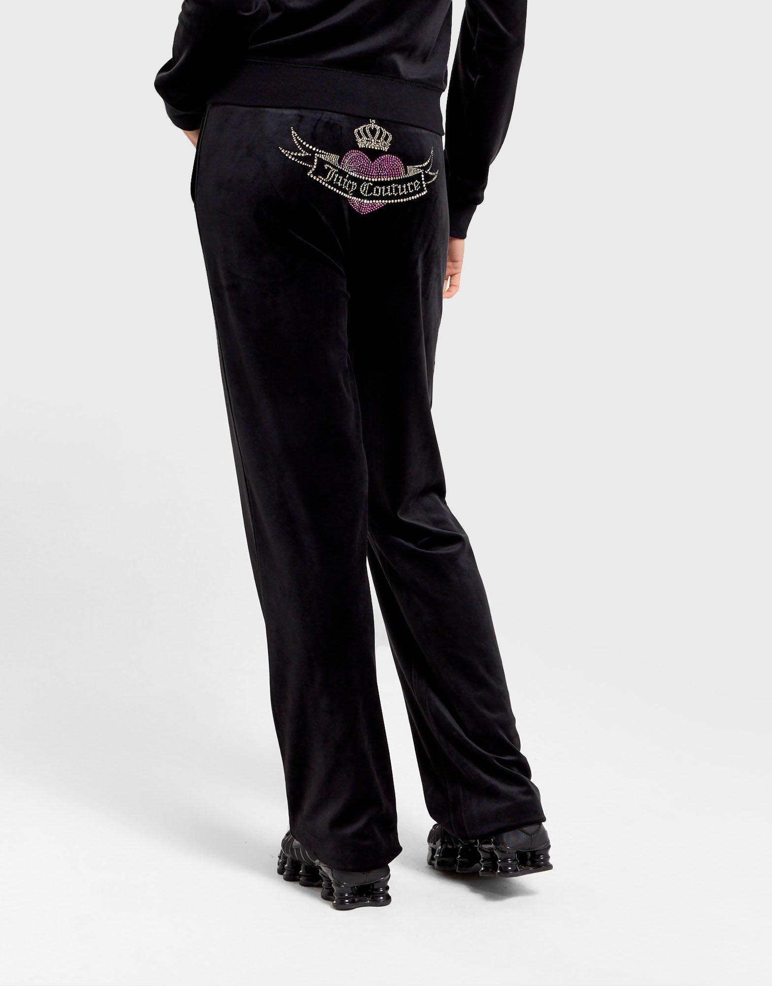 JUICY COUTURE Heart Velour Track Pants