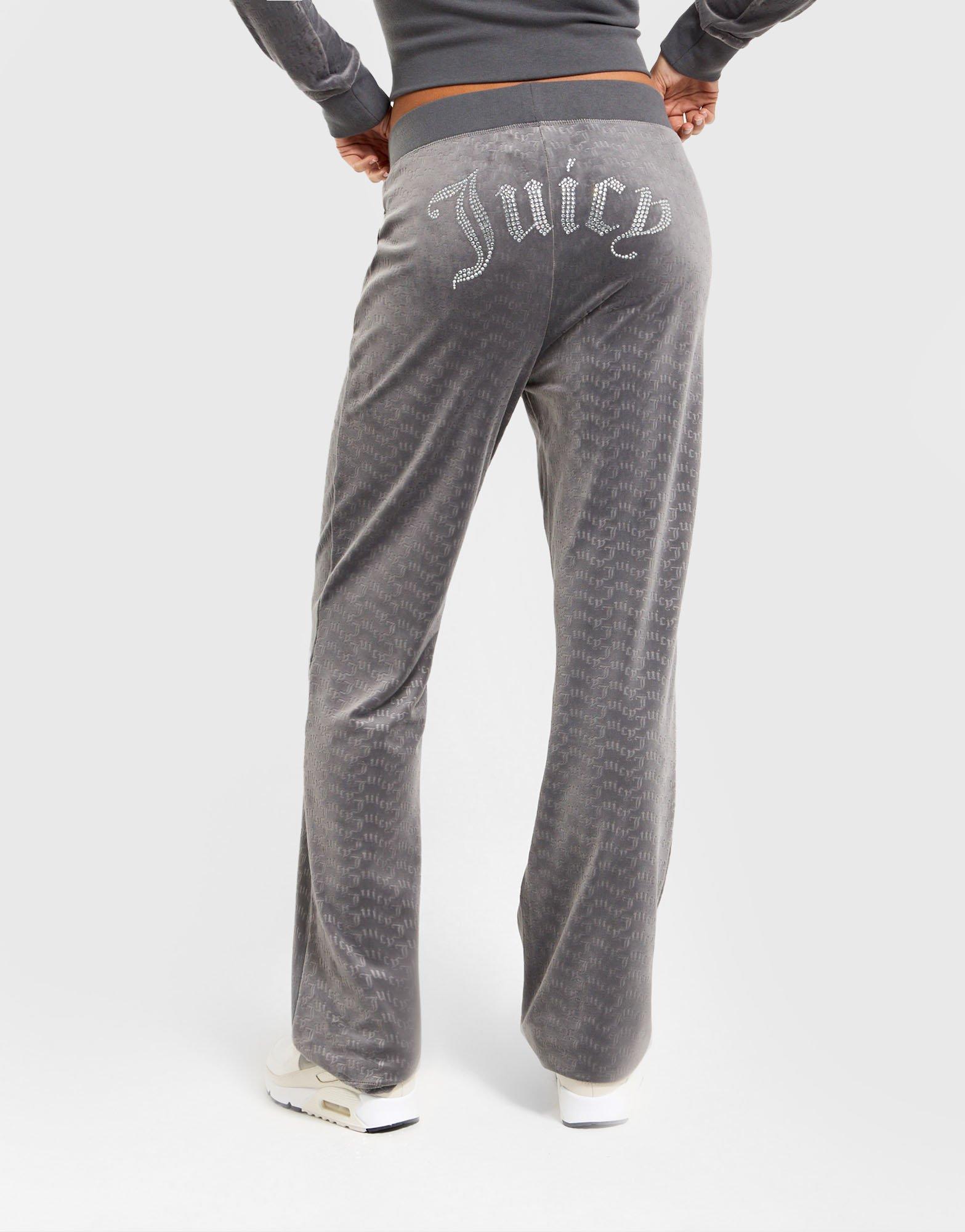 Jd Sports Juicy Couture Grey Velour Pants Pink Juicy Jd Sports