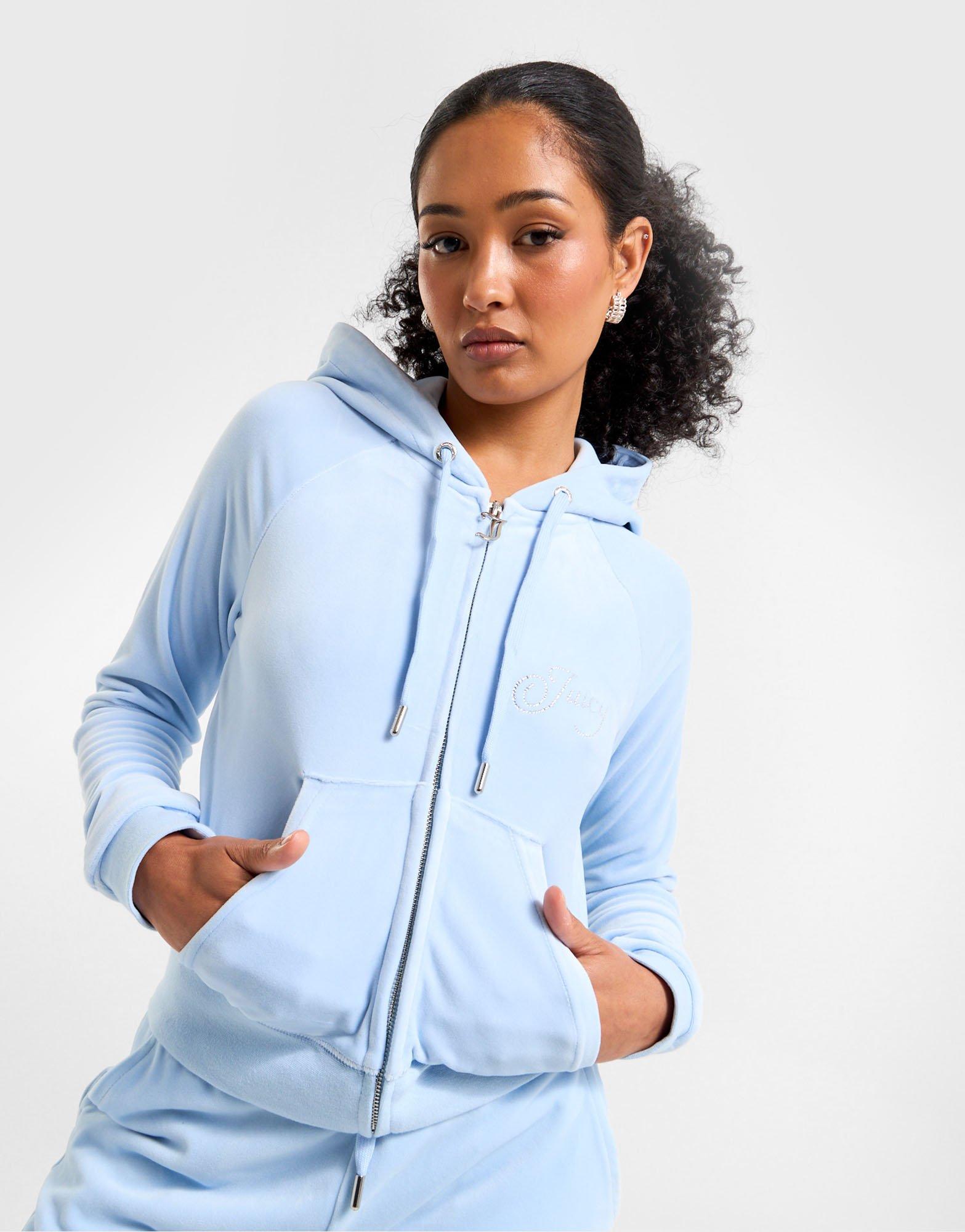 JUICY COUTURE Velour Full Zip Hoodie