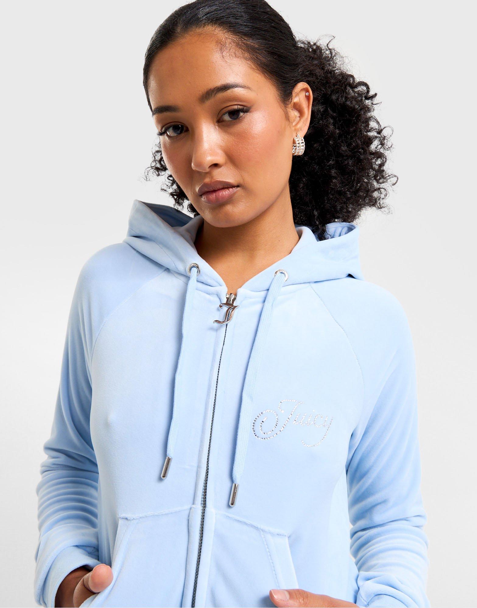 JUICY COUTURE Velour Full Zip Hoodie