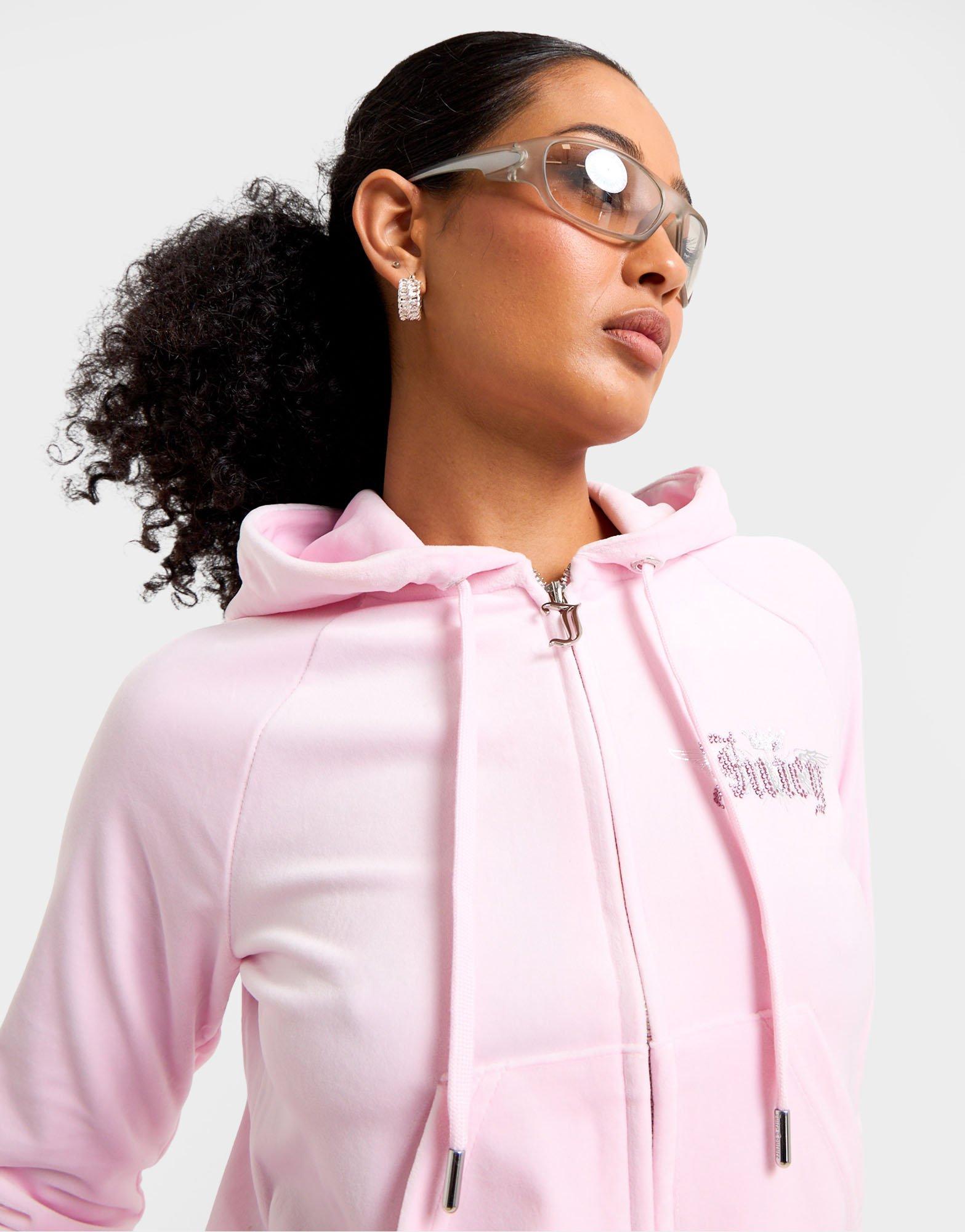 JUICY COUTURE Velour Full Zip Hoodie