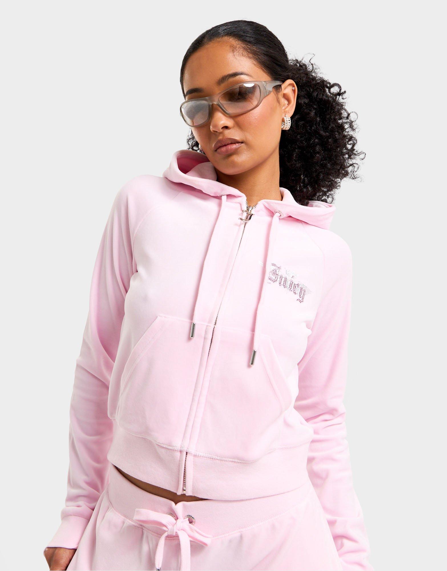 JUICY COUTURE Velour Full Zip Hoodie