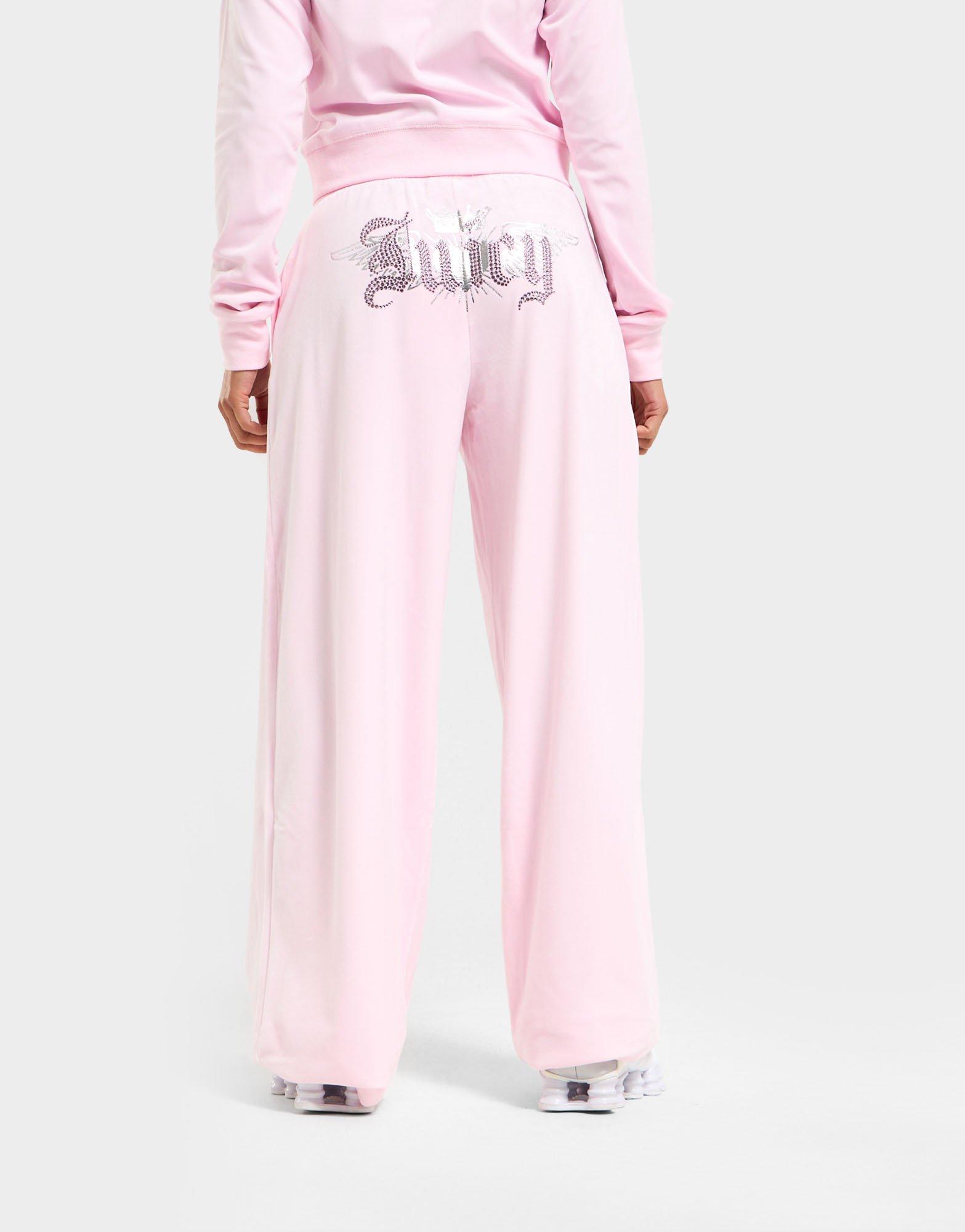 Pink JUICY COUTURE Velour Track Pants JD Sports Australia