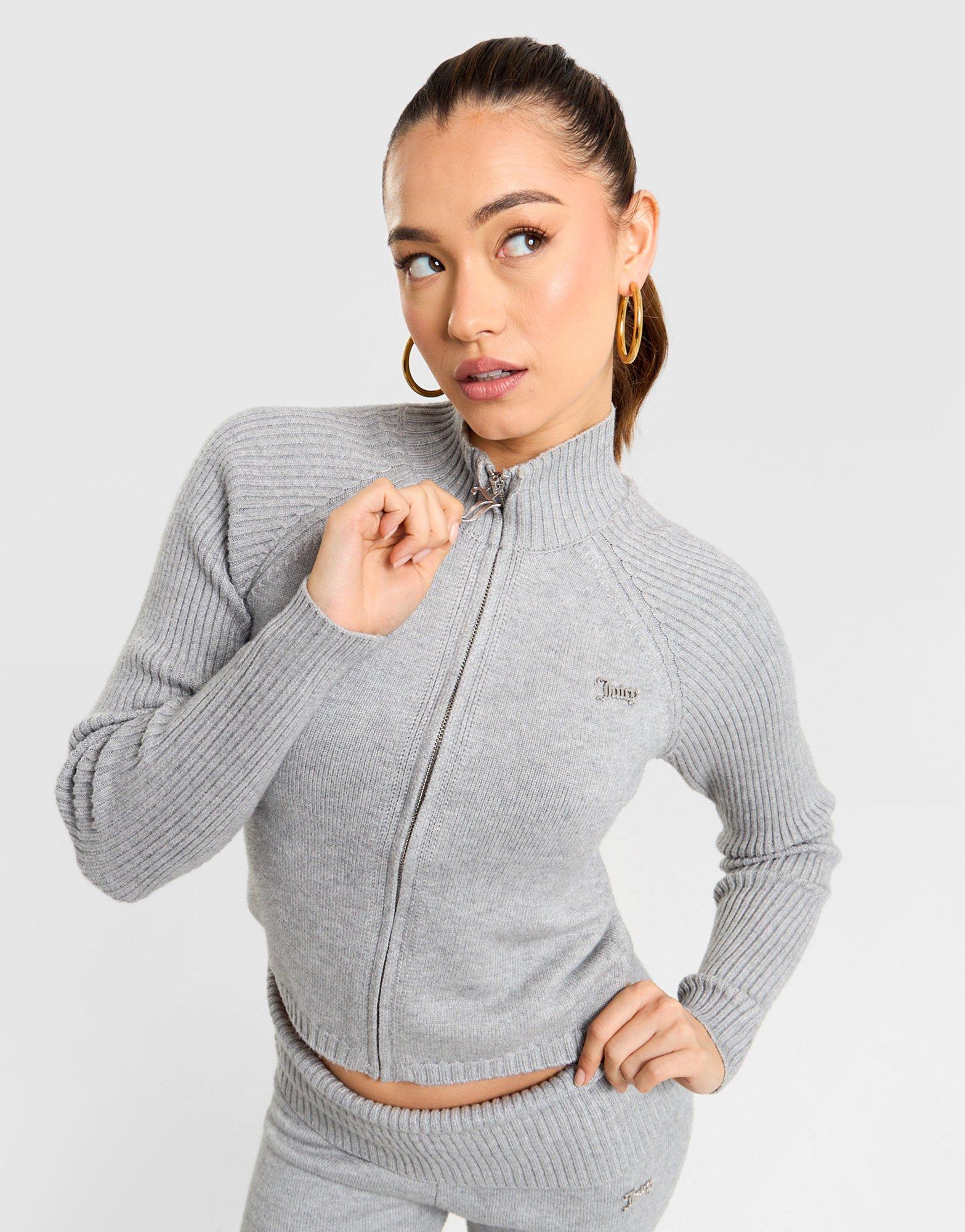 JUICY COUTURE Knit Full Zip Track Top
