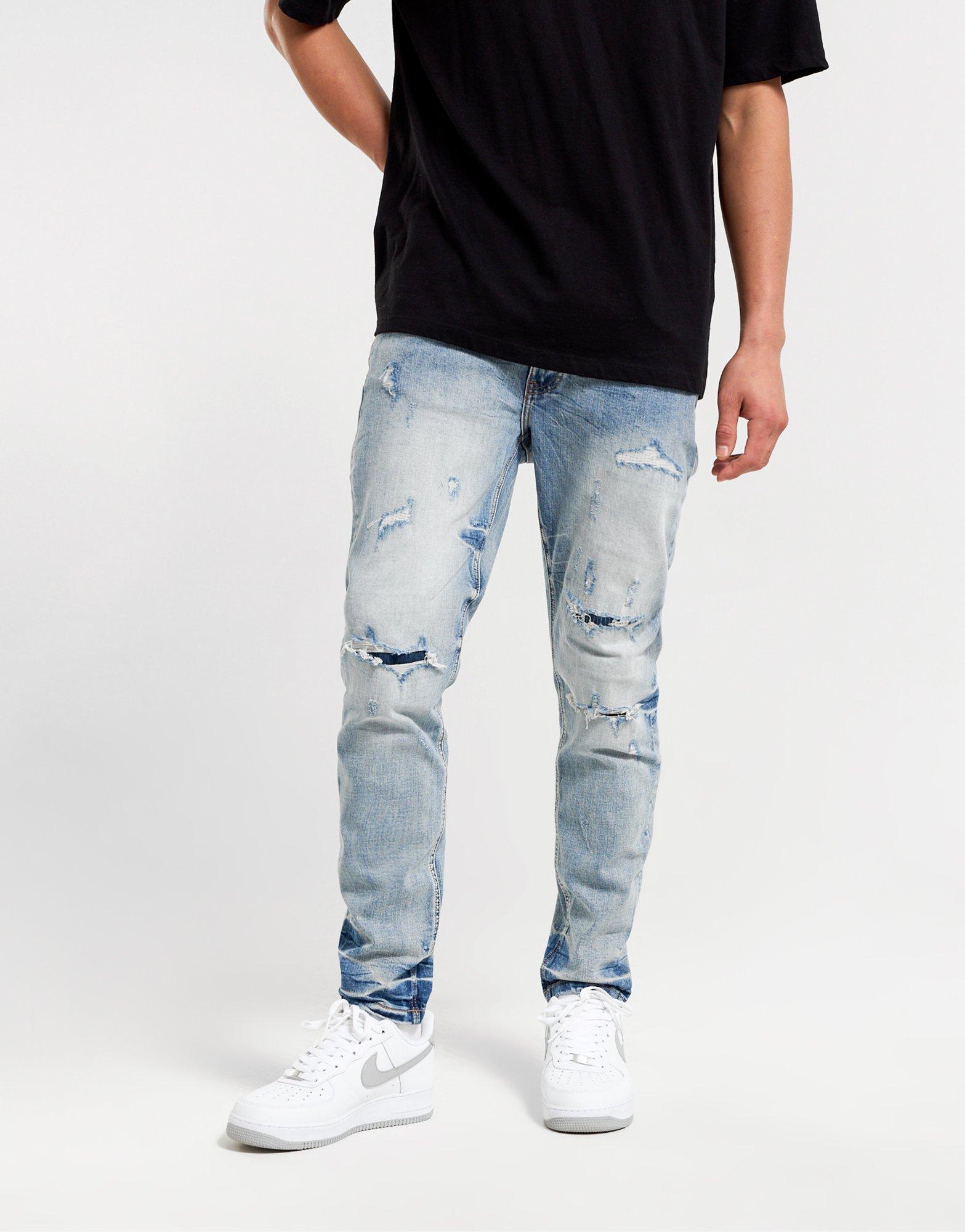 Supply & Demand Slim Ripped Denim Jeans