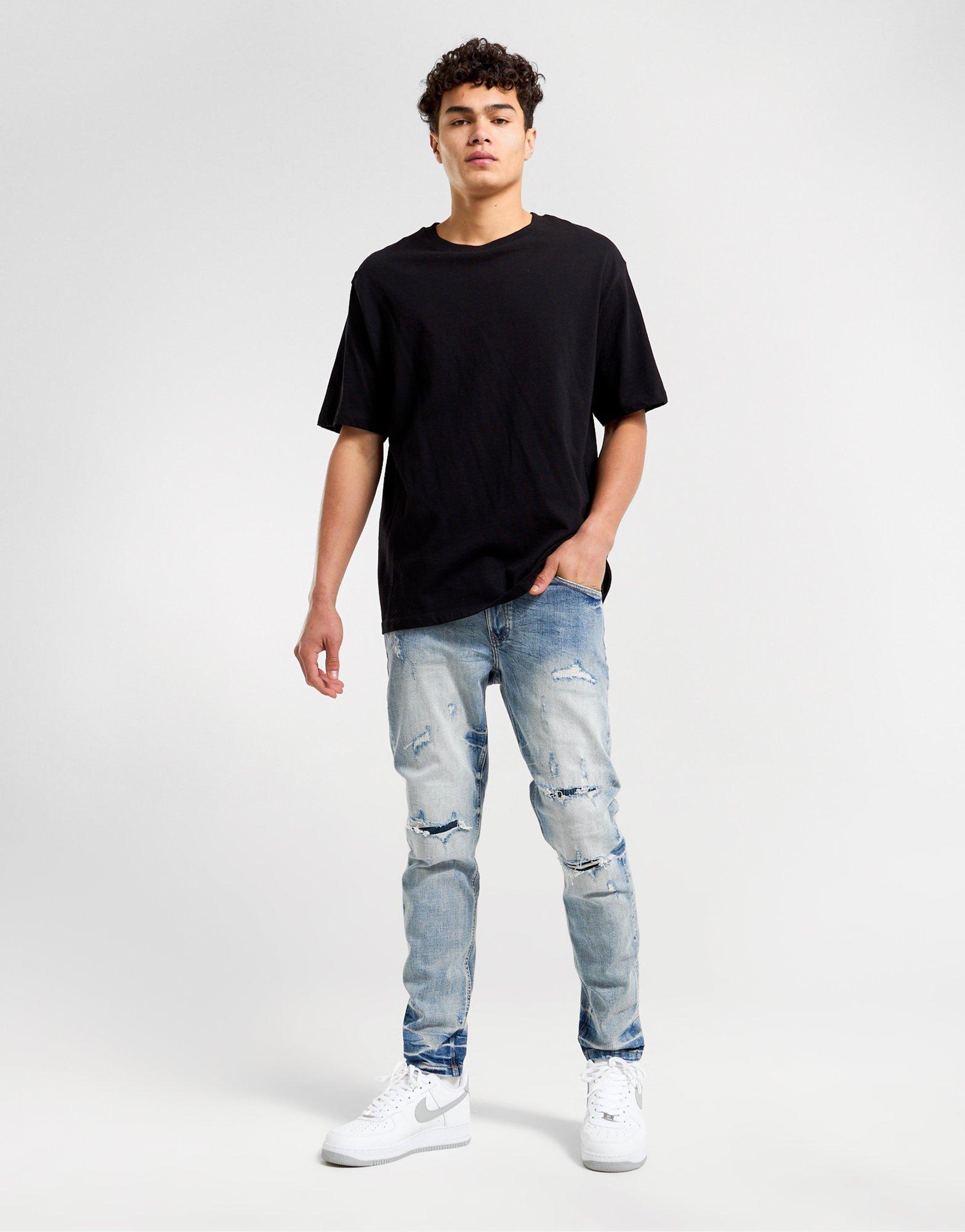 Supply & Demand Slim Ripped Denim Jeans