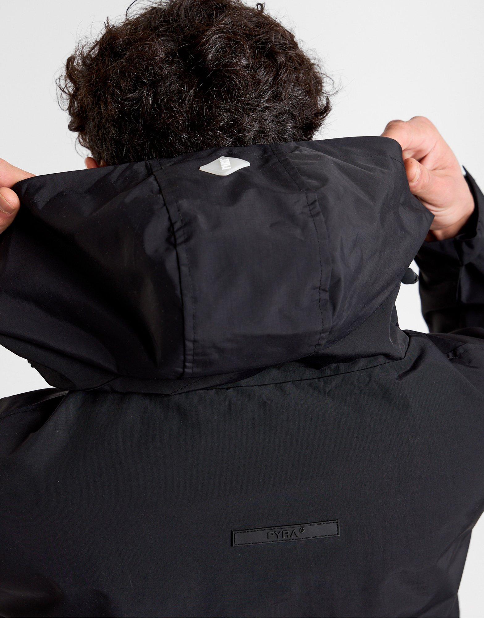 Pyra Nero Hooded Woven Jacket