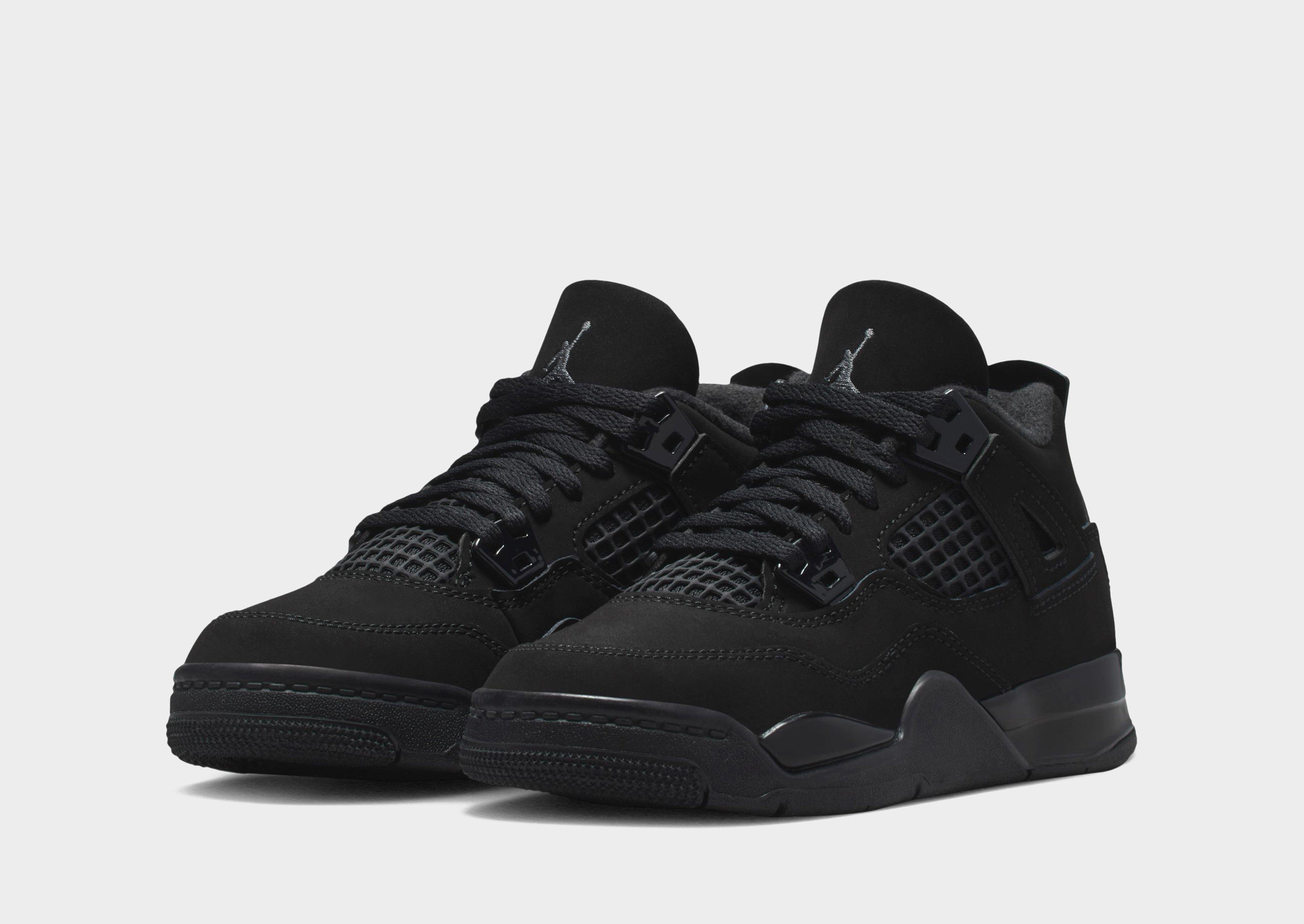Jordan Air 4 Retro 'Black Cat' Children's