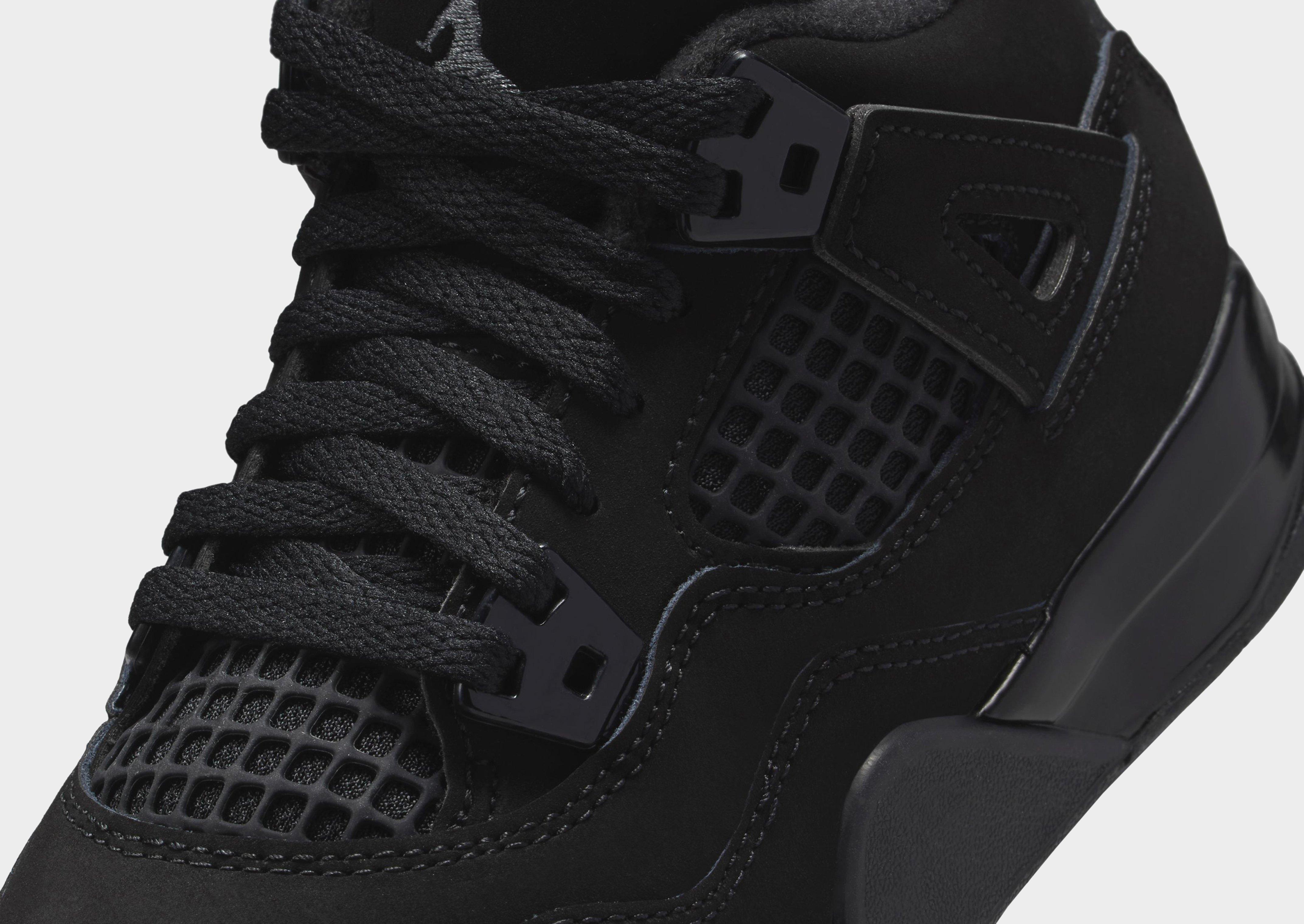 Jordan Air 4 Retro 'Black Cat' Children's