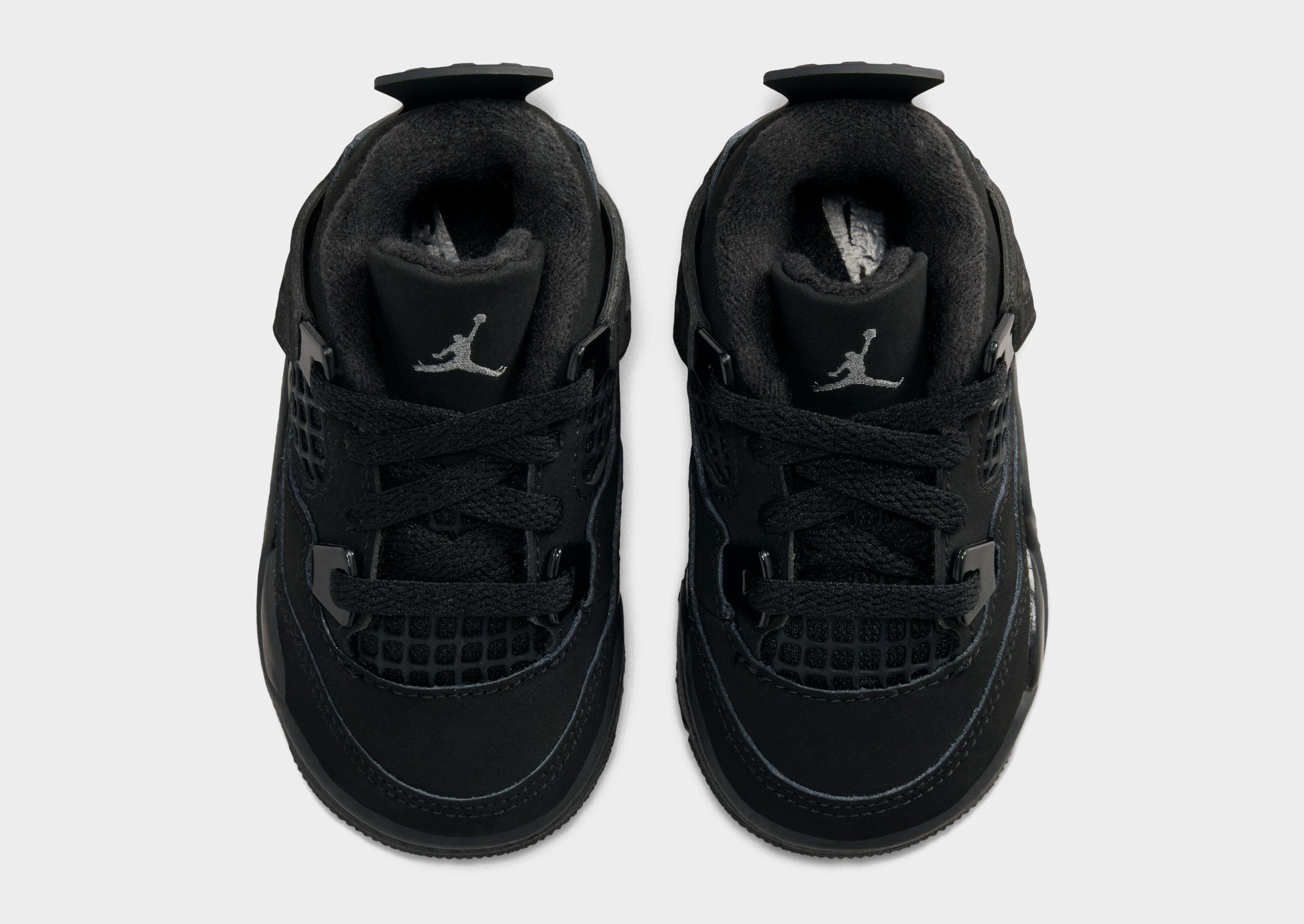 Jordan Air 4 Retro 'Black Cat' Infant's