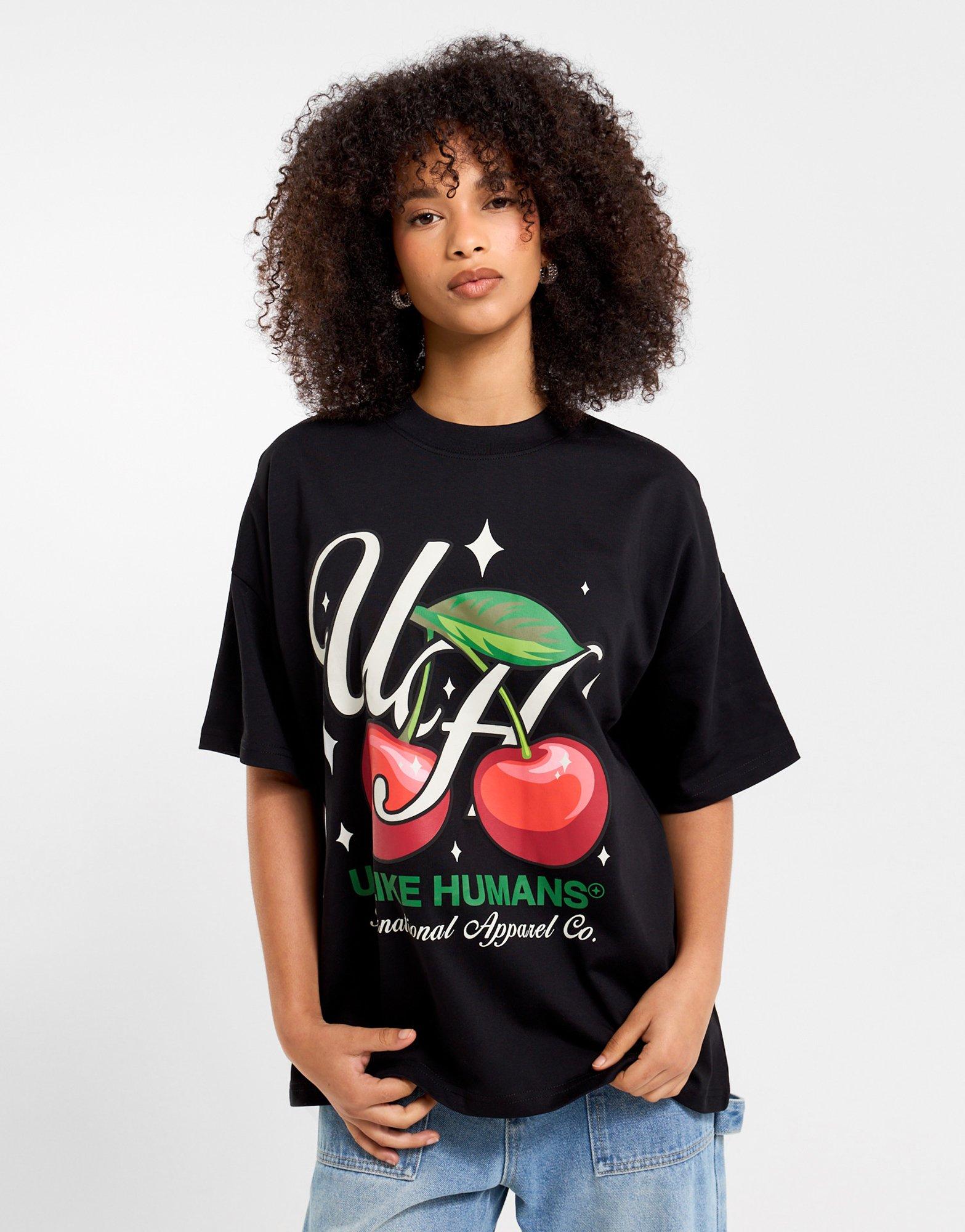 Unlike Humans Cherry Graphic T-Shirt