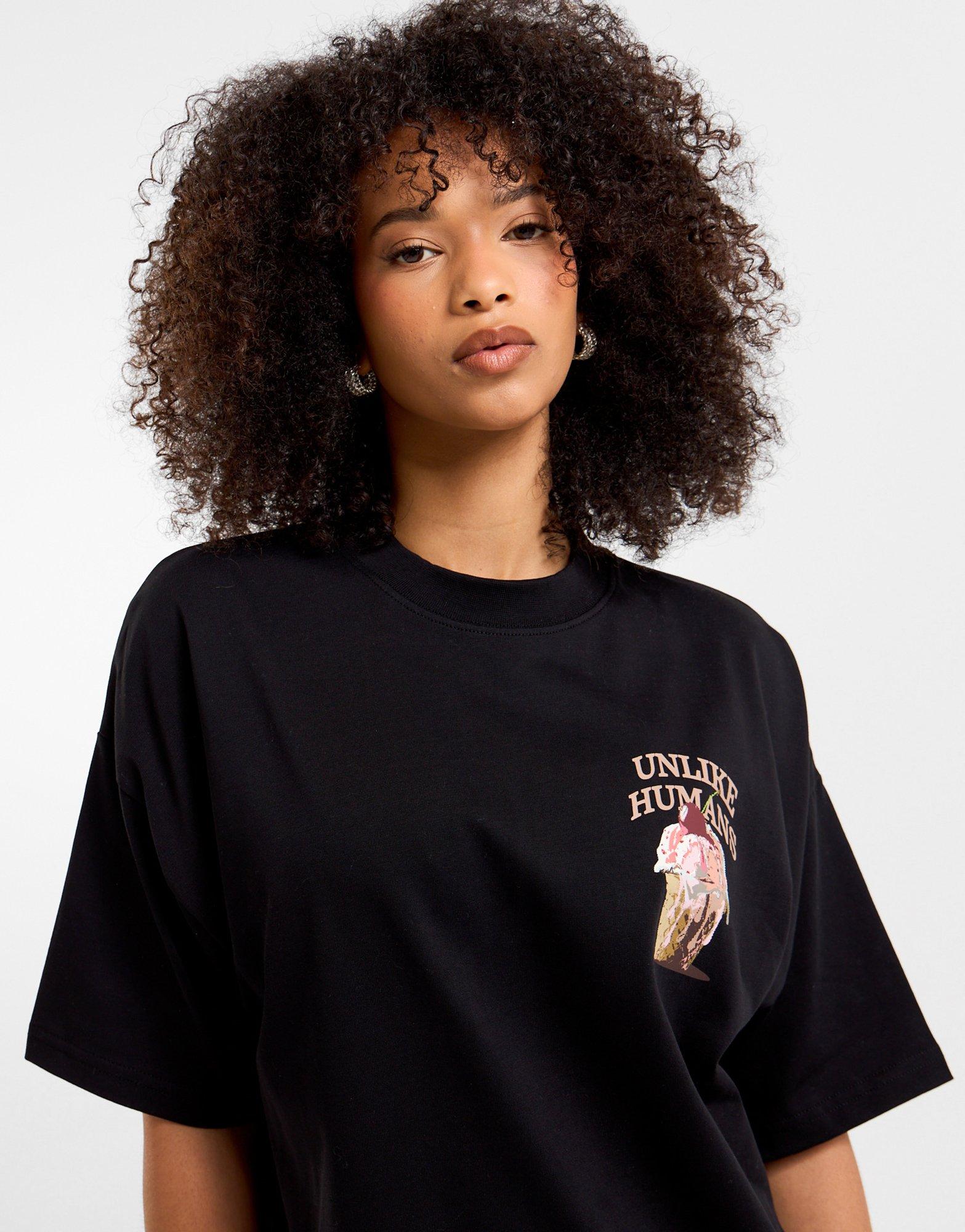 Unlike Humans Ice Cream Graphic T-Shirt