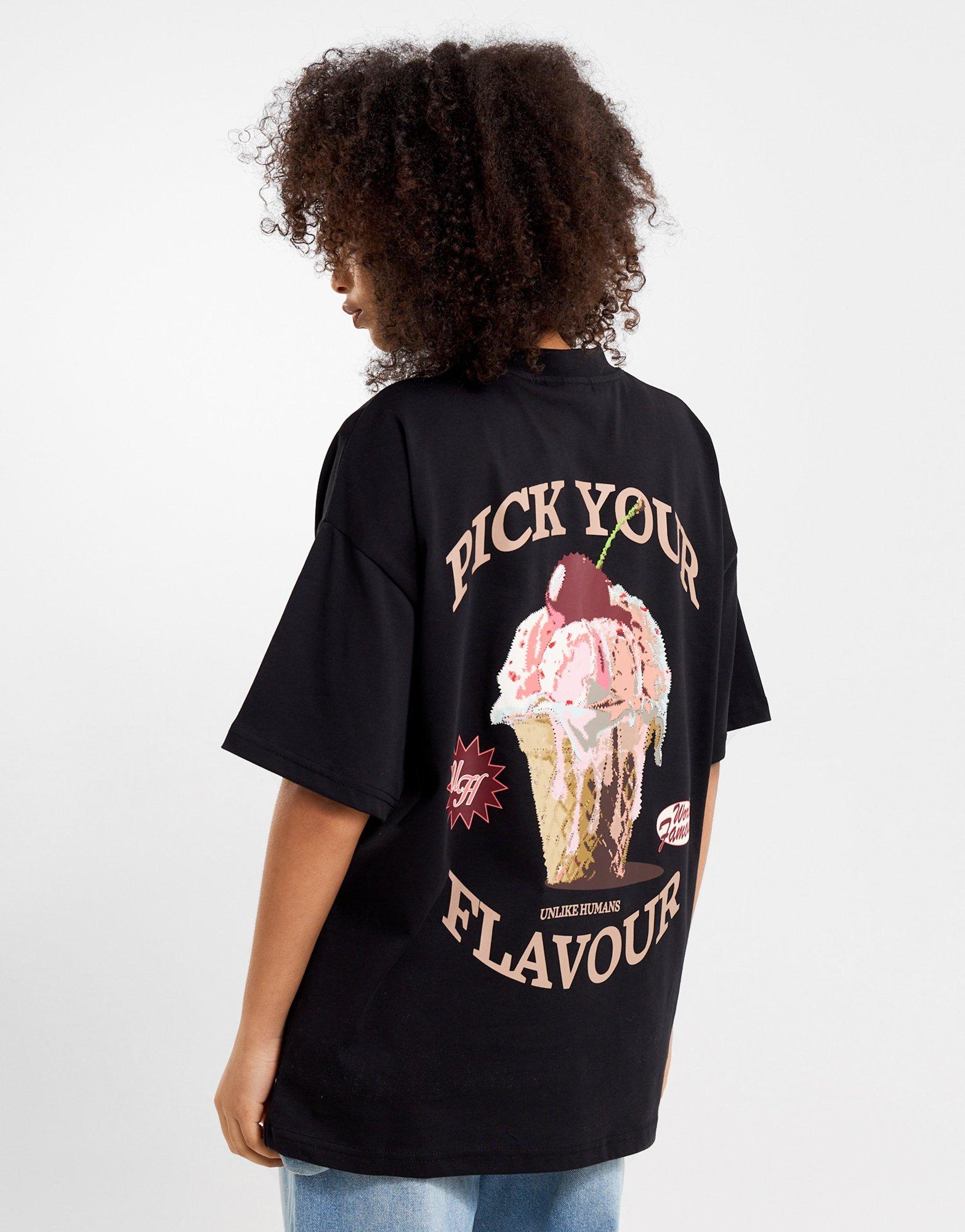 Unlike Humans Ice Cream Graphic T-Shirt