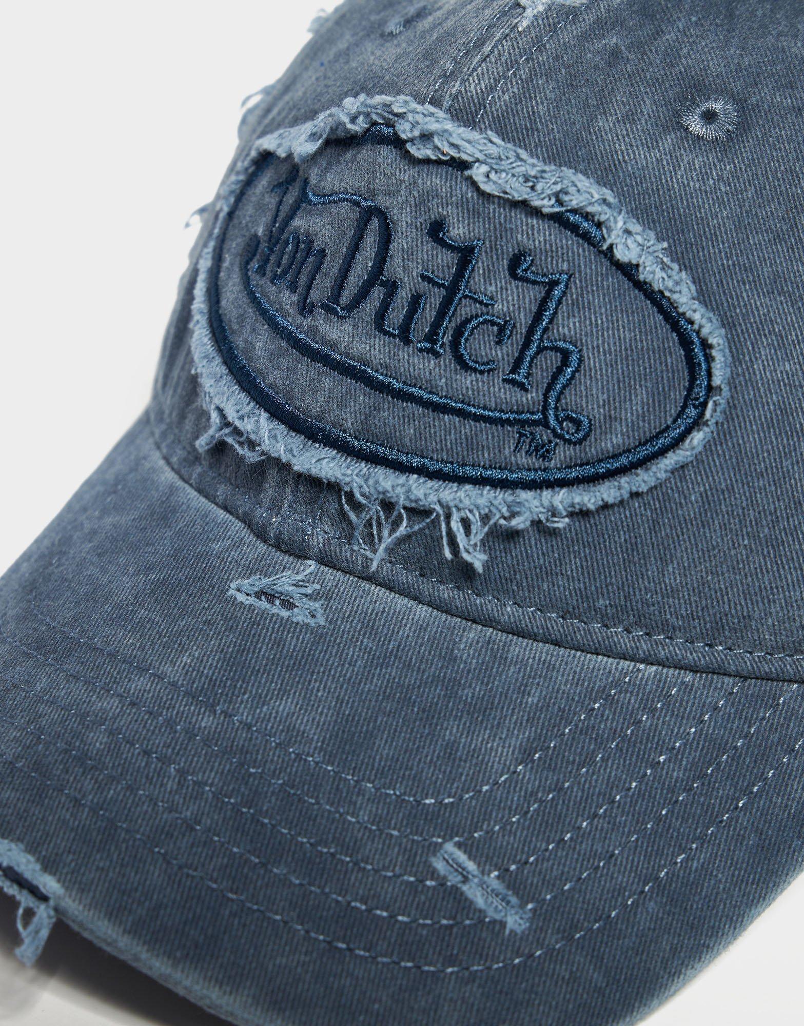 Von Dutch Distressed Denim Cap