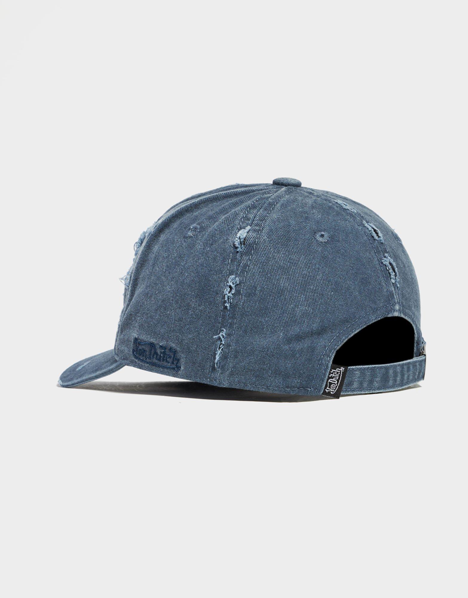Von Dutch Distressed Denim Cap