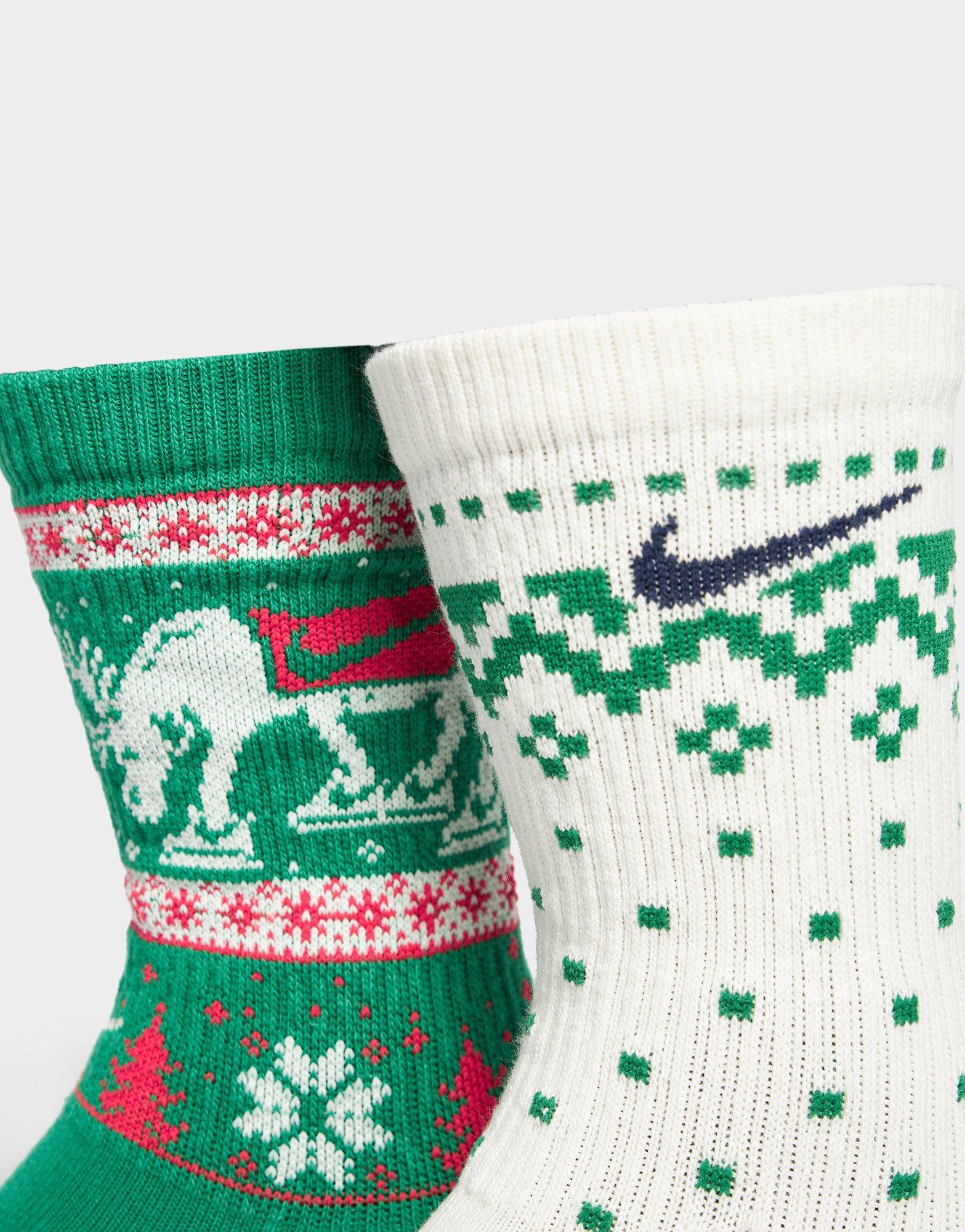 Nike Winter Wonderland Crew Socks (2 Pack)