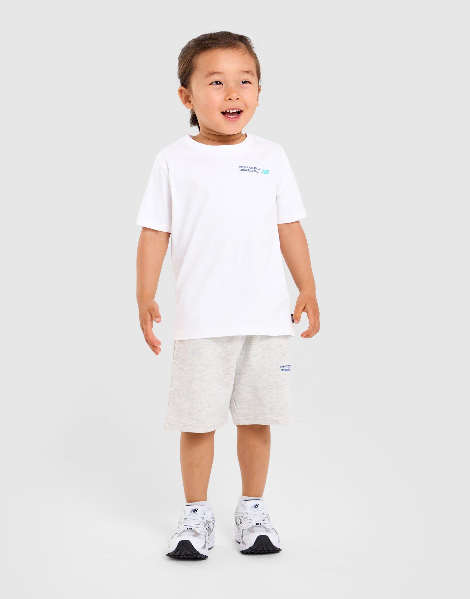New Balance Linear T-Shirt/Shorts Set Children's