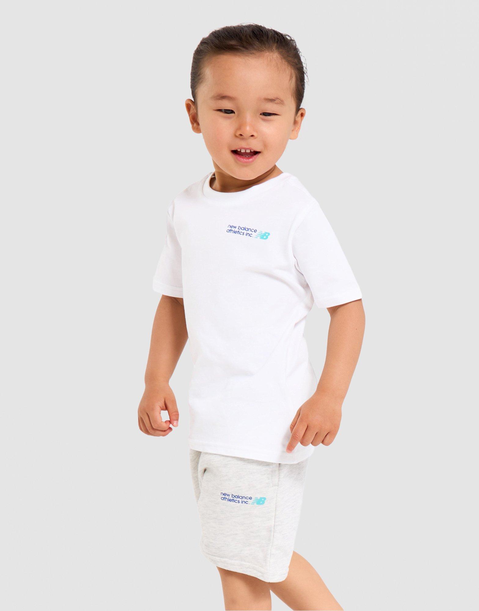 New Balance Linear T-Shirt/Shorts Set Children's