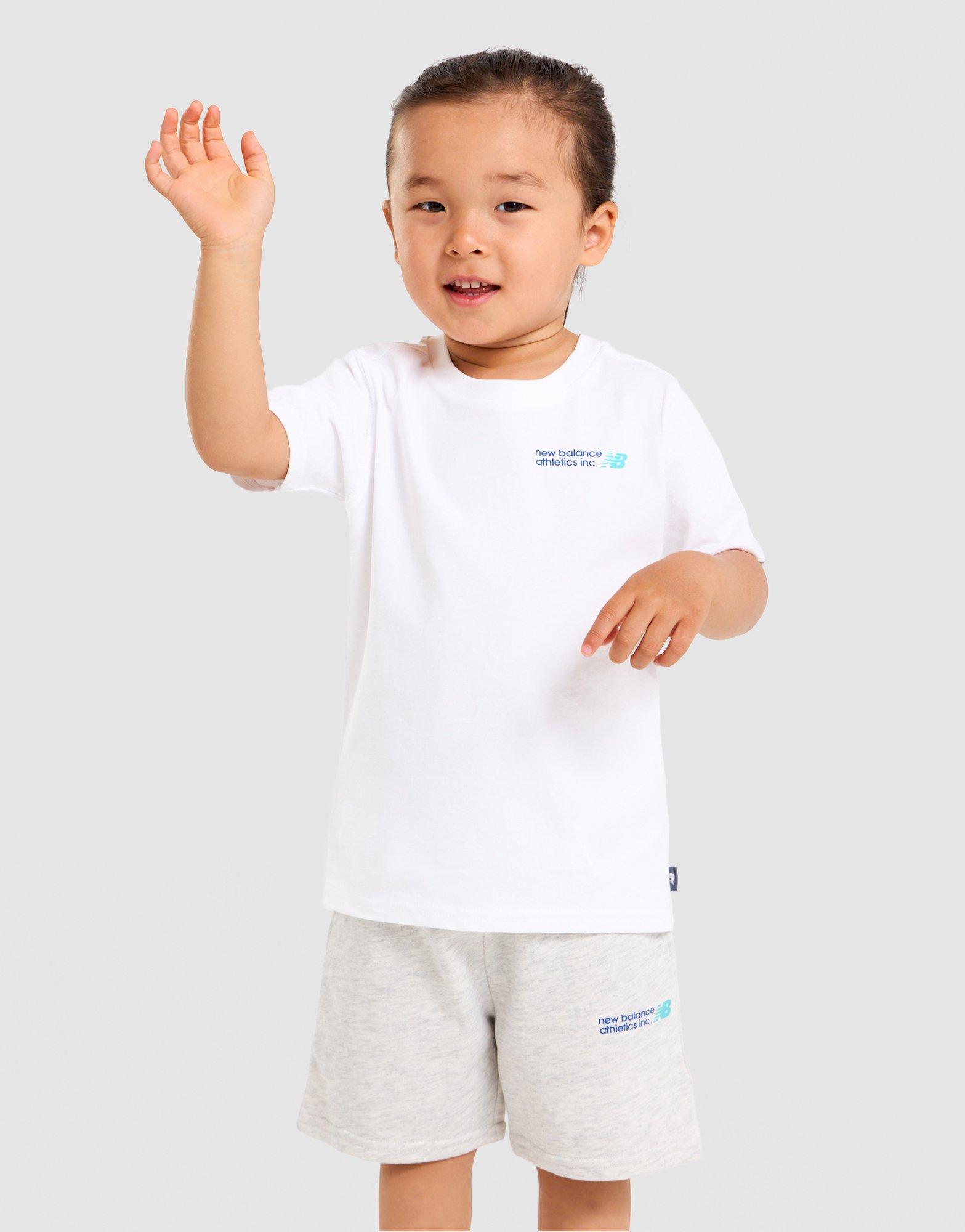 New Balance Linear T-Shirt/Shorts Set Children's