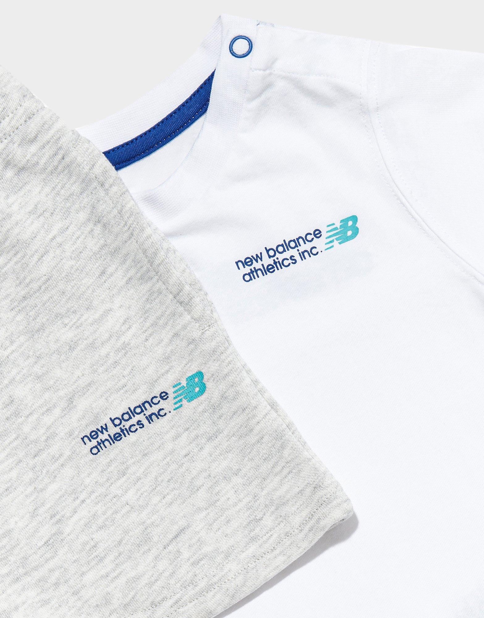 New Balance Linear T-Shirt/Shorts Set Infant's