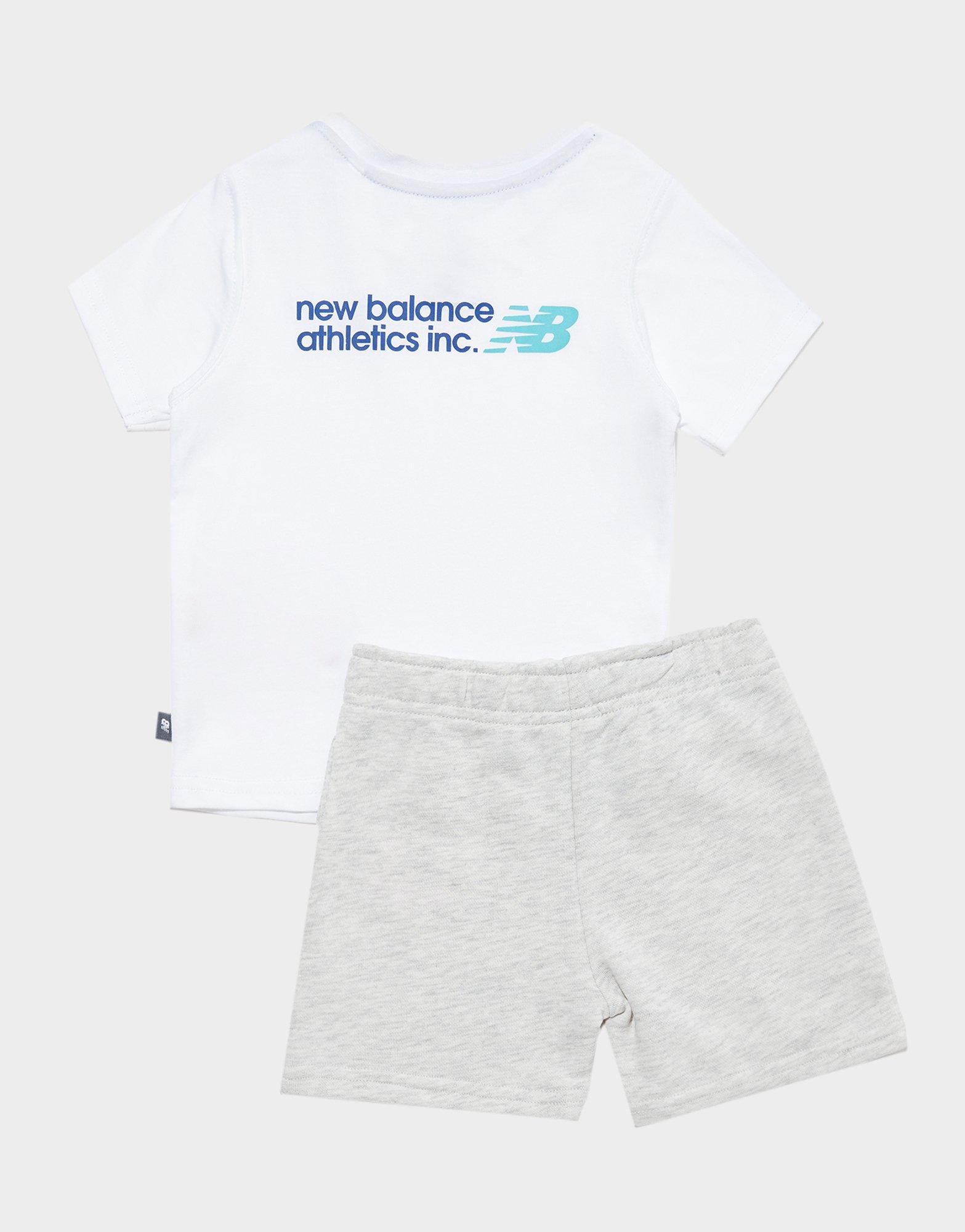 New Balance Linear T-Shirt/Shorts Set Infant's