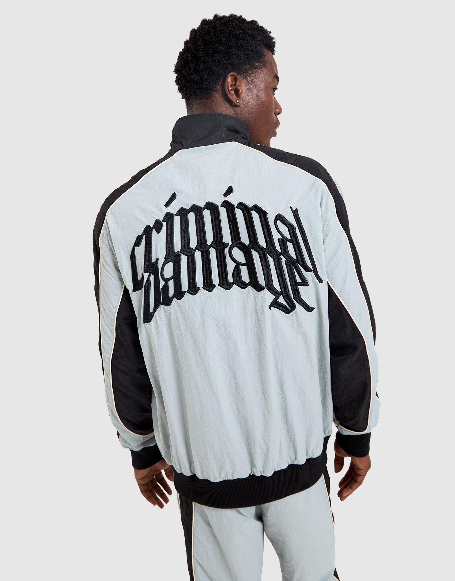 Criminal Damage Panelled Training Nylon Jacket