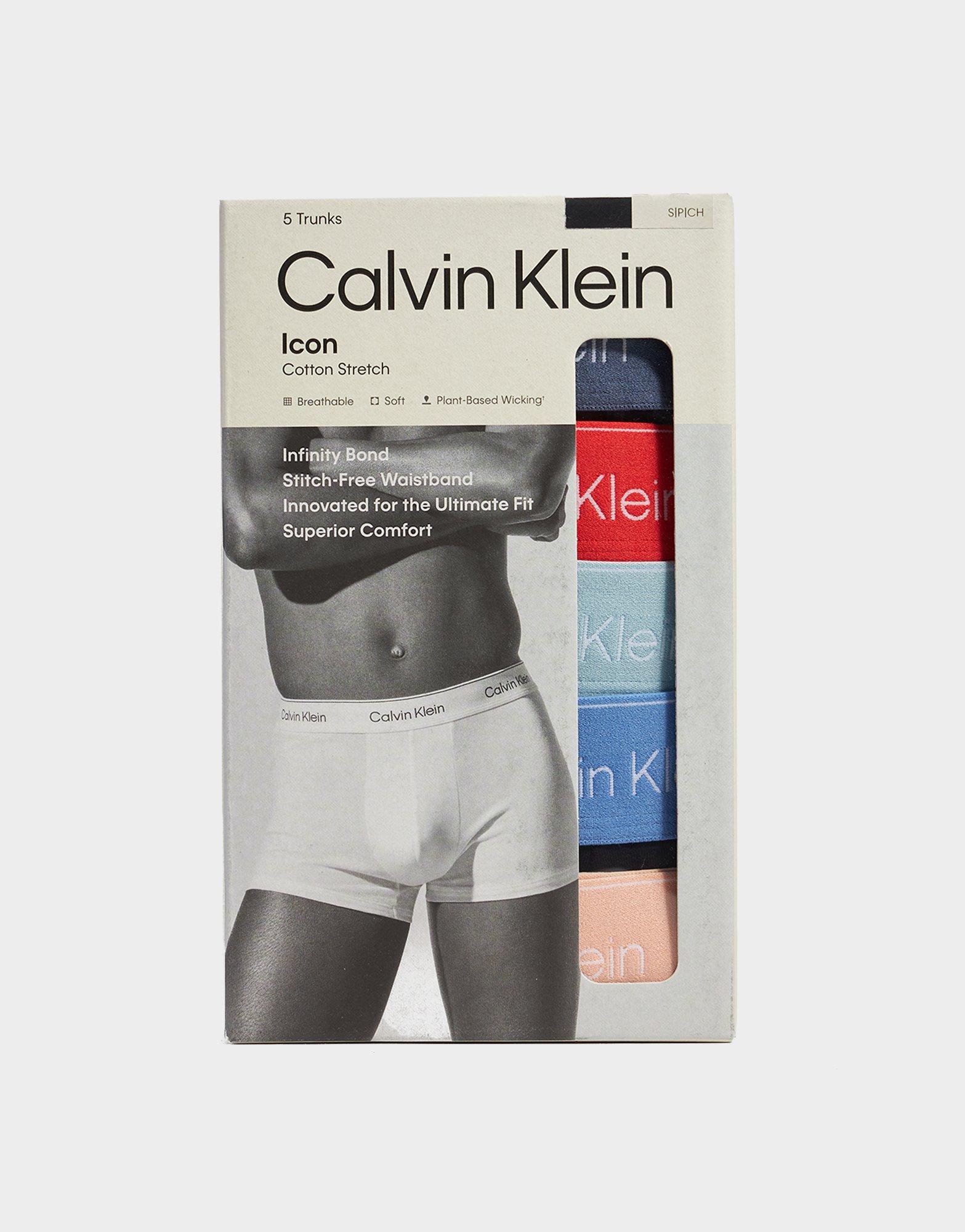 Calvin Klein Icon Cotton Stretch Trunks 5 Pack