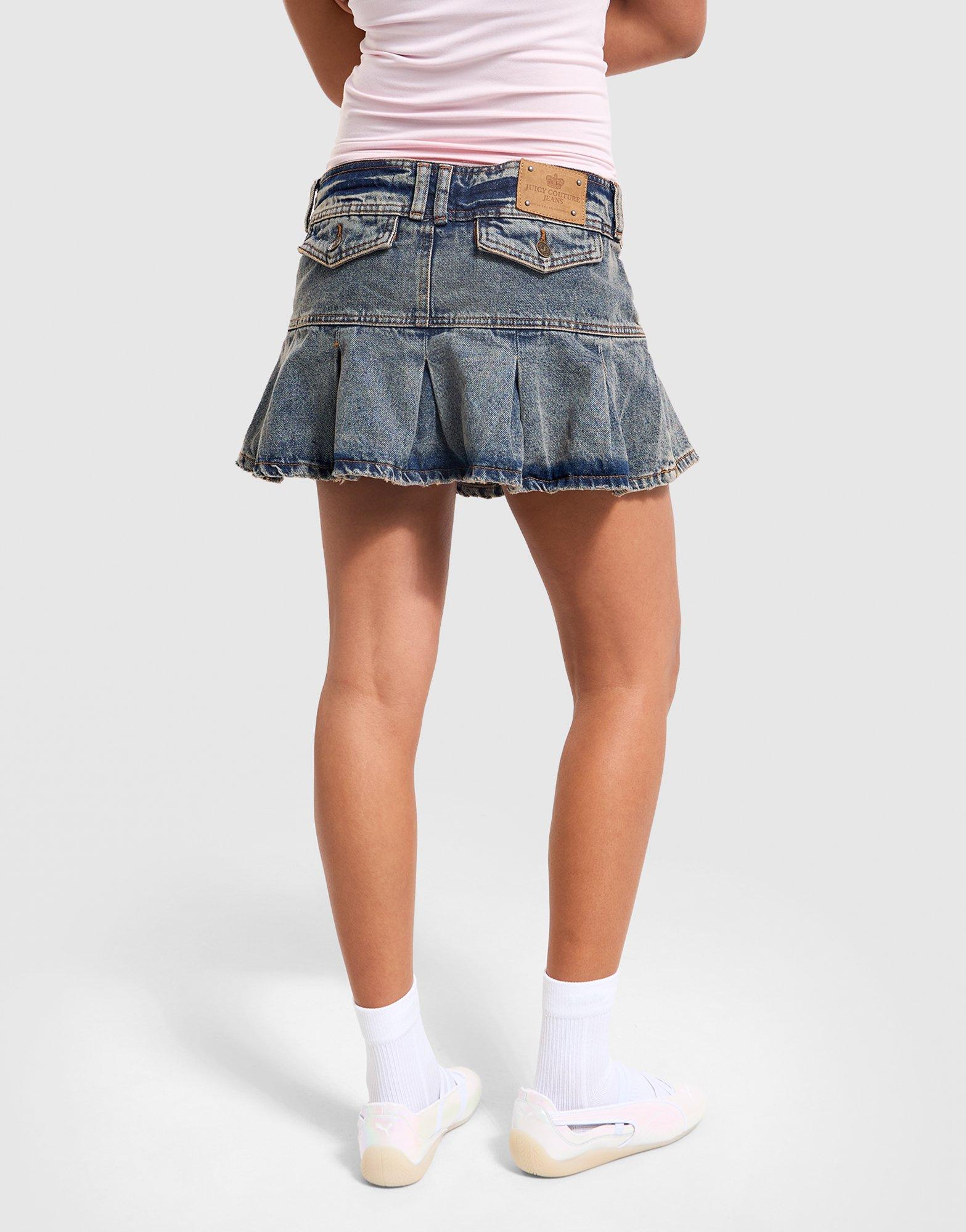 JUICY COUTURE Denim Mini Skirt