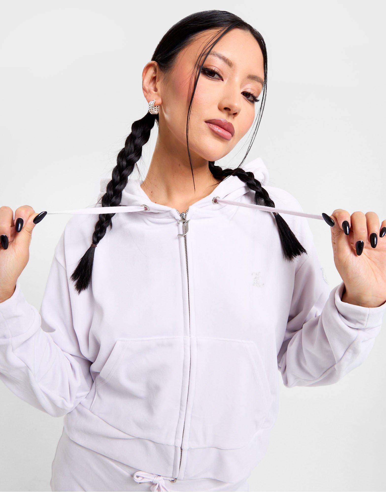JUICY COUTURE Logo Full Zip Hoodie