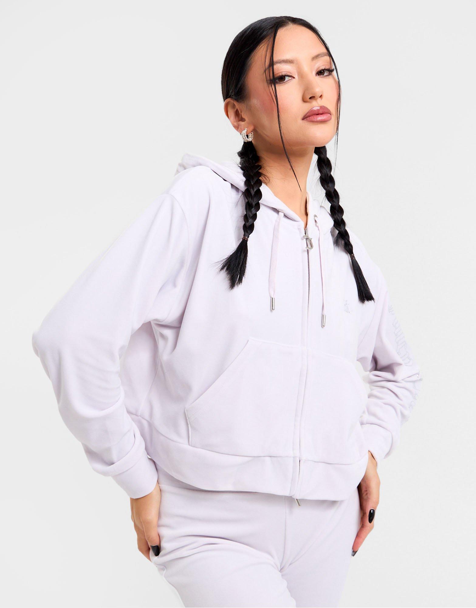JUICY COUTURE Logo Full Zip Hoodie