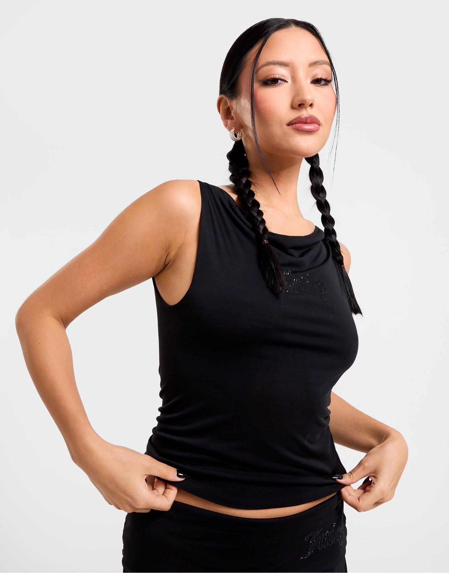 JUICY COUTURE Draped Tank Top