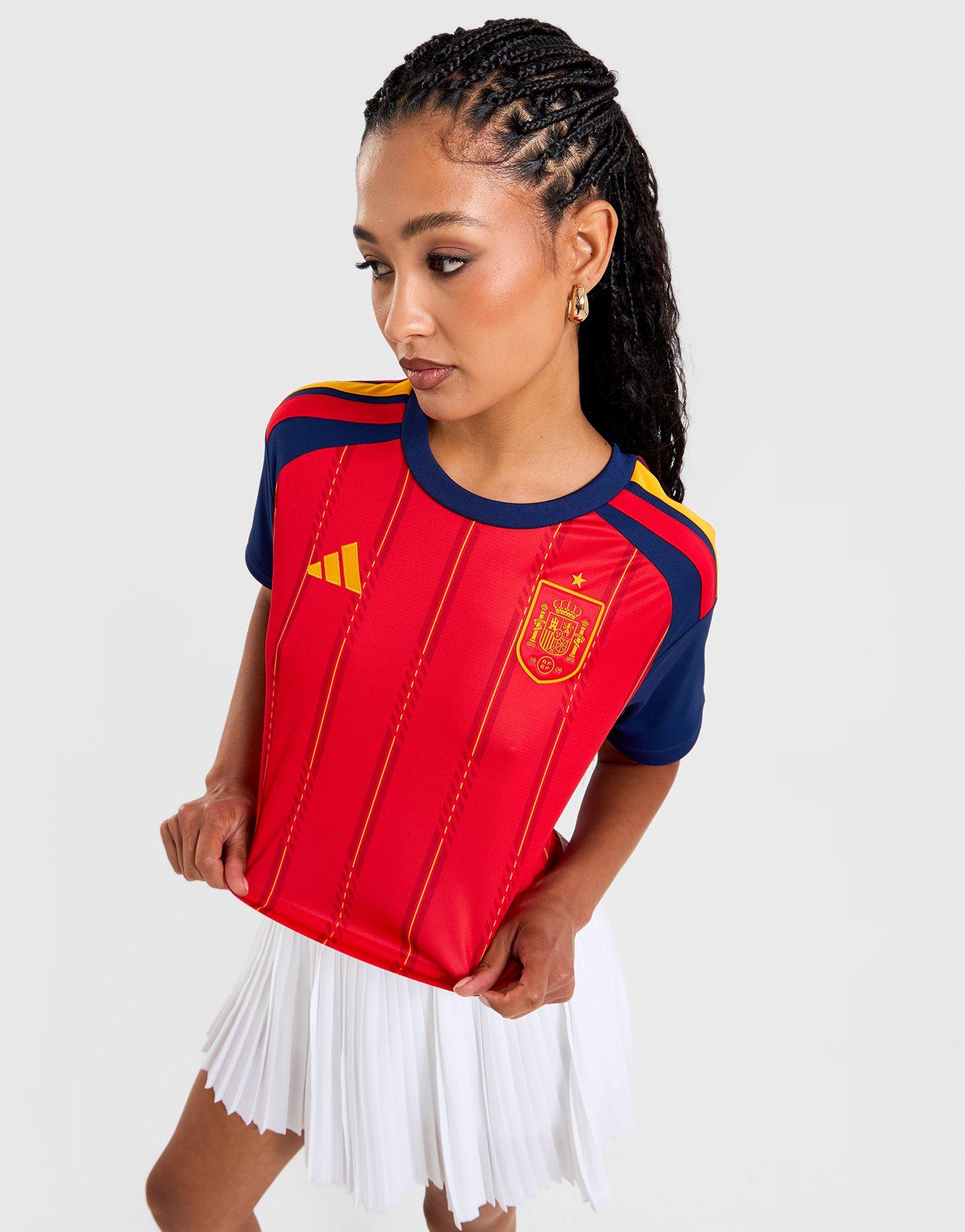 adidas Spain 2026 Home Crop Shirt