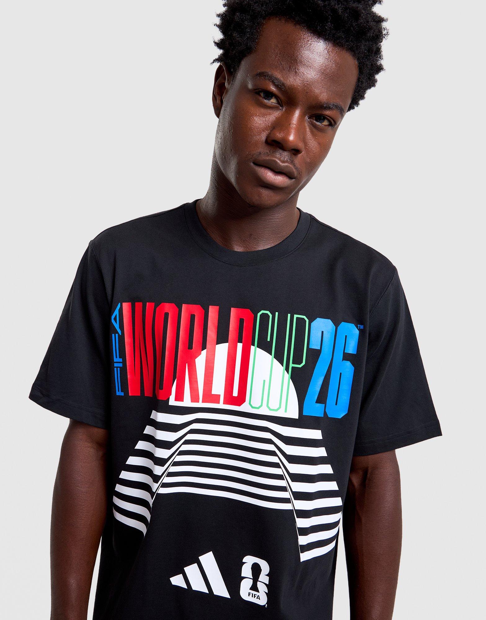 Black adidas FIFA World Cup 2026 Tour T-Shirt - JD Sports NZ
