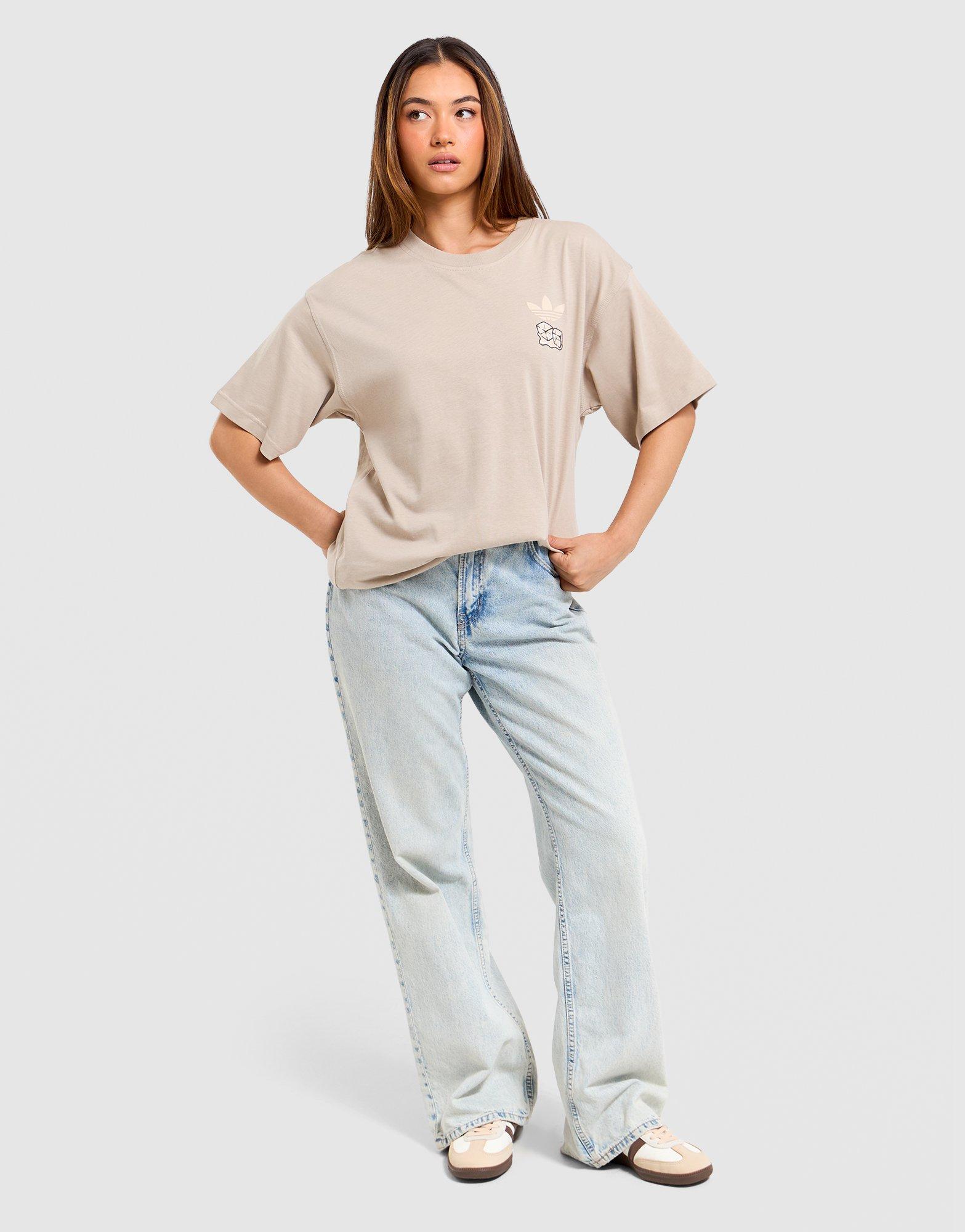 adidas Originals Latte Oversized T-Shirt